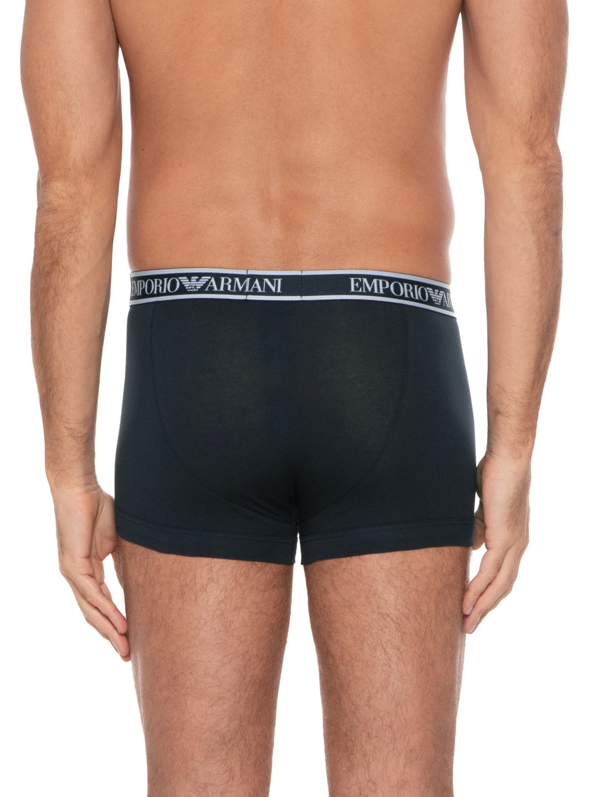 Kit De 3 Cuecas Knit Trunk Emporio Armani Bodywear