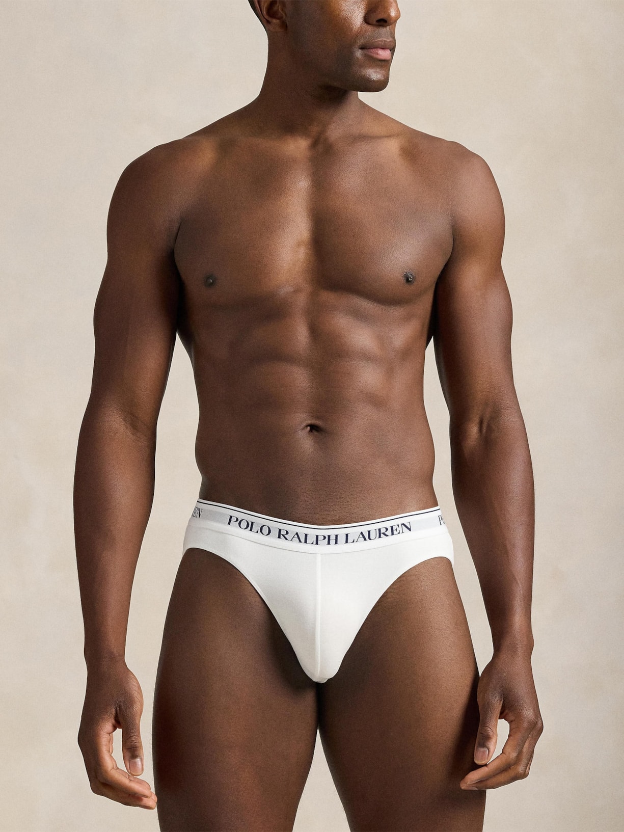 Kit De 3 Cuecas Low Rise Brief Cinza Polo Ralph Lauren