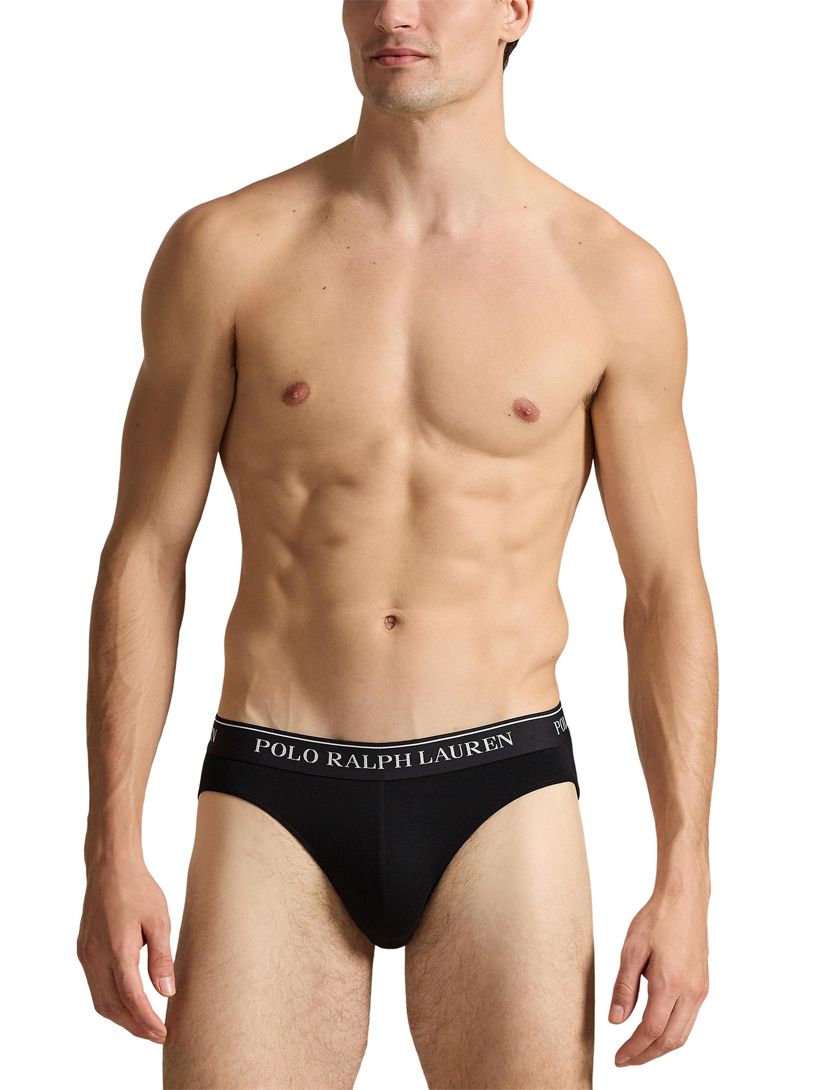 Kit De 3 Cuecas Low Rise Brief - Preto - Polo Ralph Lauren