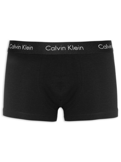 Kit De 3 Cuecas Low Rise Trunk - Preto