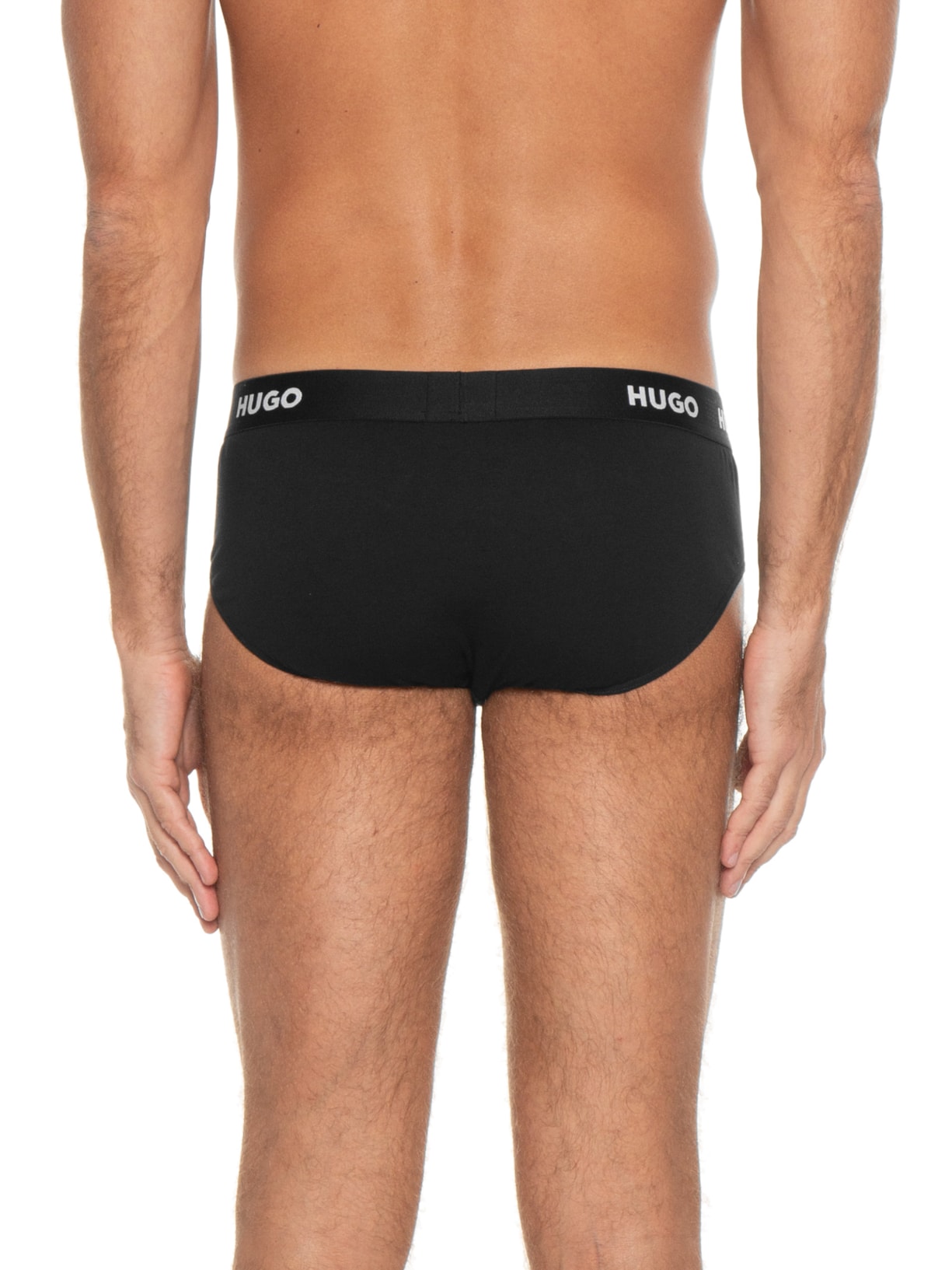 Kit De 3 Cuecas Slip Hipbrief Triplet Pack Preto Hugo