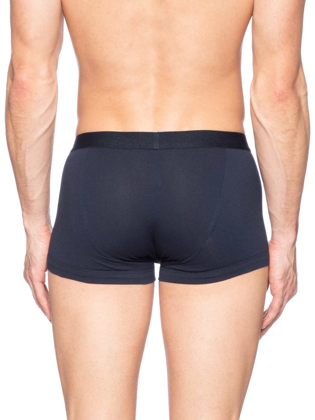 Kit De 3 Cuecas Trunk Azul Emporio Armani Bodywear