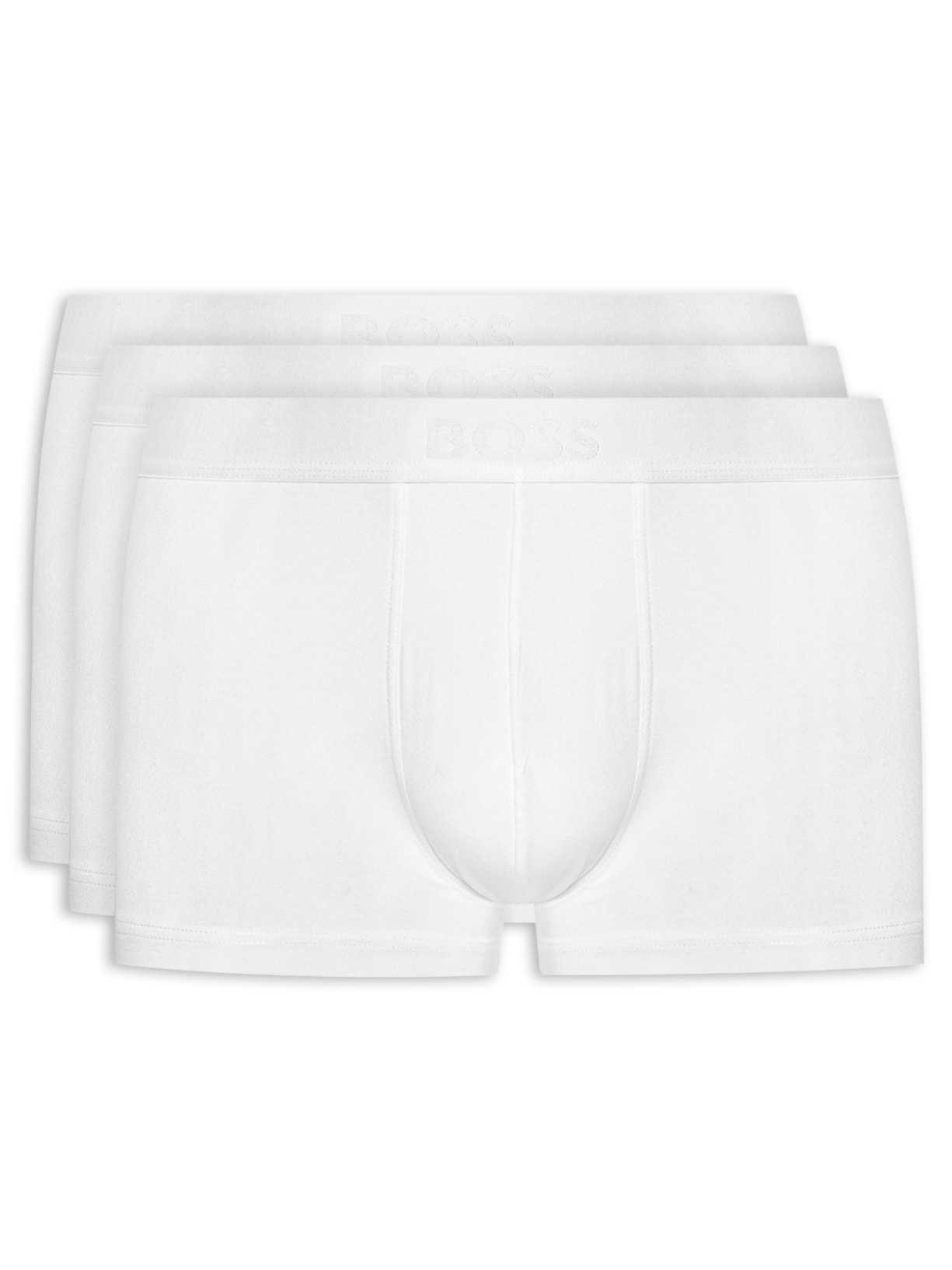 Kit De 3 Cuecas Trunk Boss One - Branco