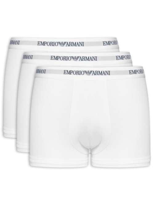 Kit De 3 Cuecas Trunk - Branco