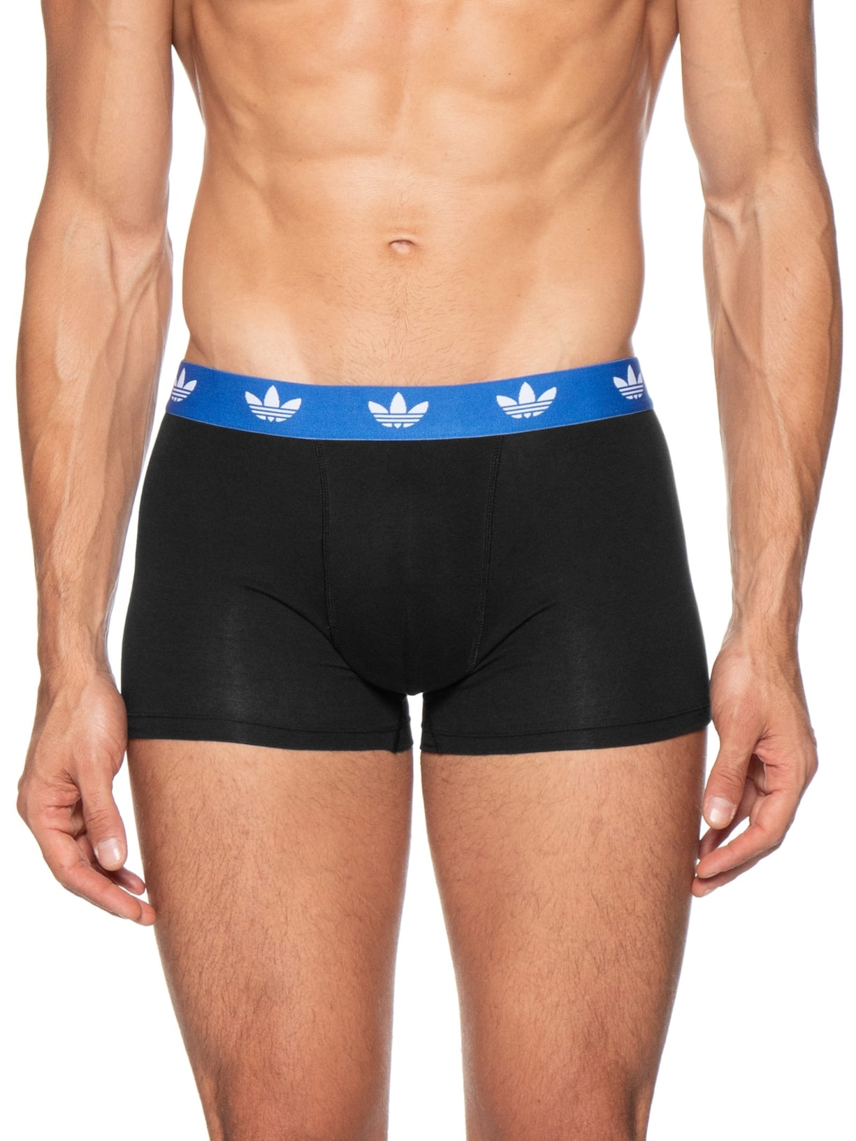 Kit De 3 Cuecas Trunk Comfort Flex Cotton Preto Adidas Originals Underwear
