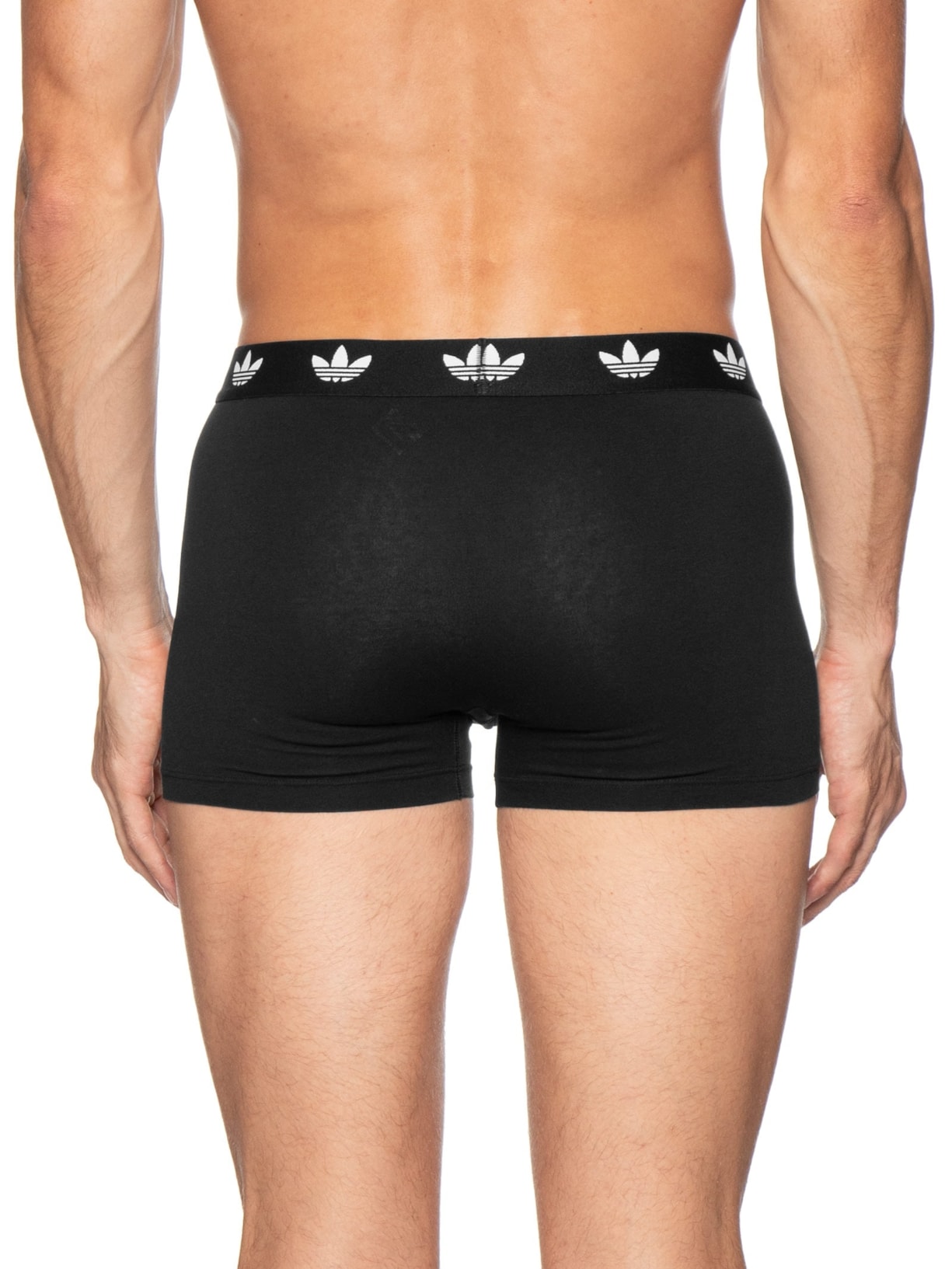 Kit De 3 Cuecas Trunk Comfort Flex Cotton Preto Adidas Originals Underwear