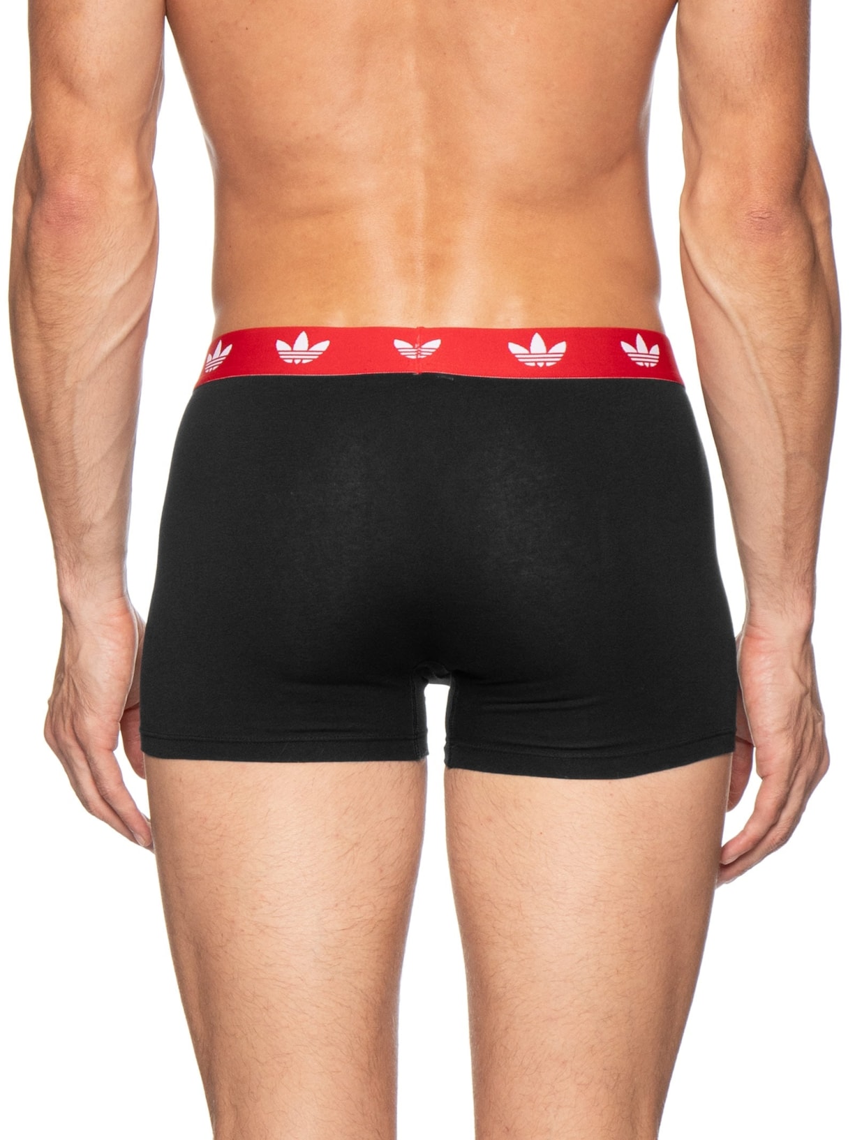 Kit De 3 Cuecas Trunk Comfort Flex Cotton Preto Adidas Originals Underwear