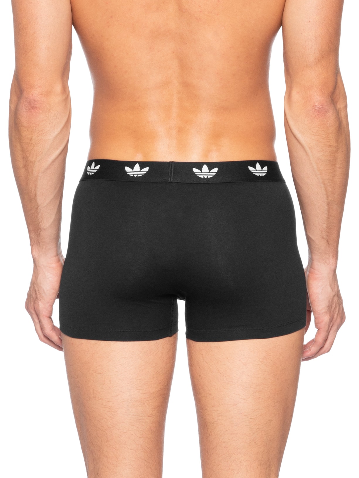 Kit De 3 Cuecas Trunk Comfort Flex Cotton Preto Adidas Originals Underwear