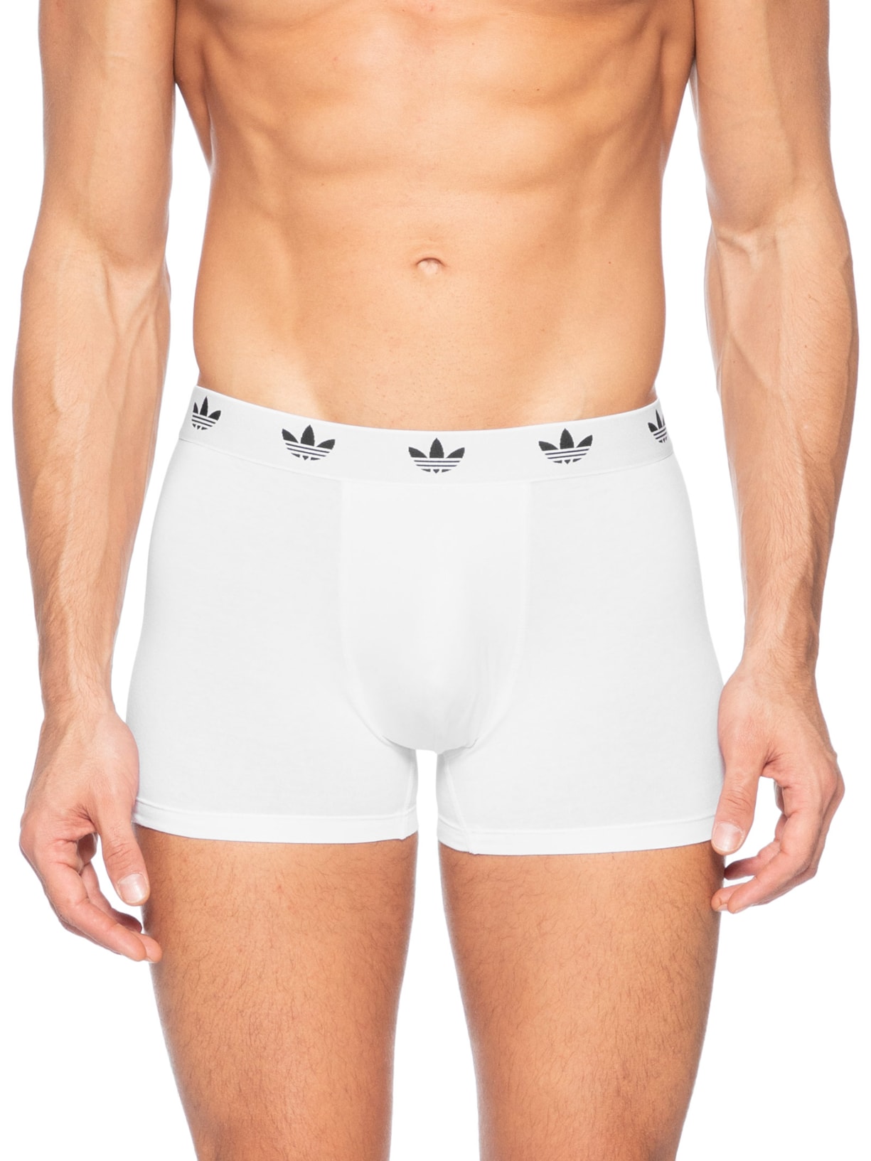Kit De 3 Cuecas Trunk Comfort Flex Cotton Preto Adidas Originals Underwear