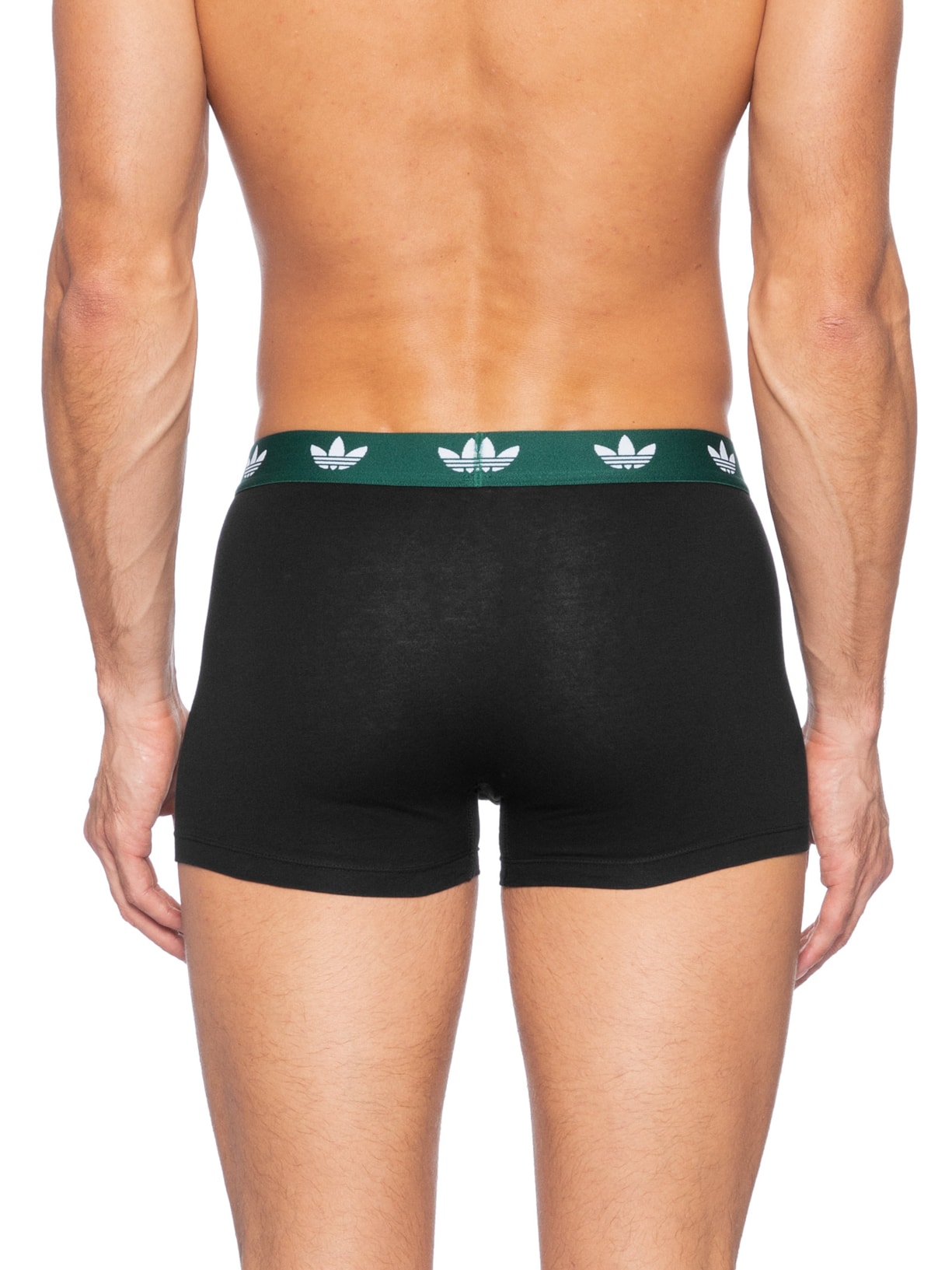 Kit De 3 Cuecas Trunk Comfort Flex Cotton Preto Adidas Originals Underwear