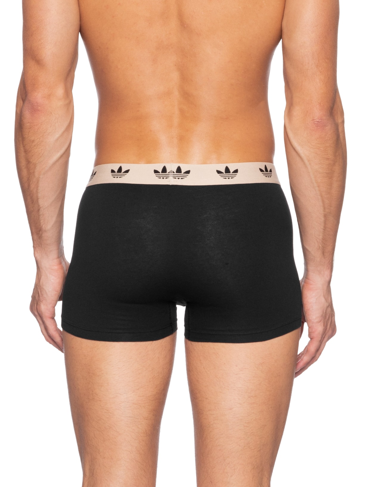 Kit De 3 Cuecas Trunk Comfort Flex Cotton Preto Adidas Originals Underwear