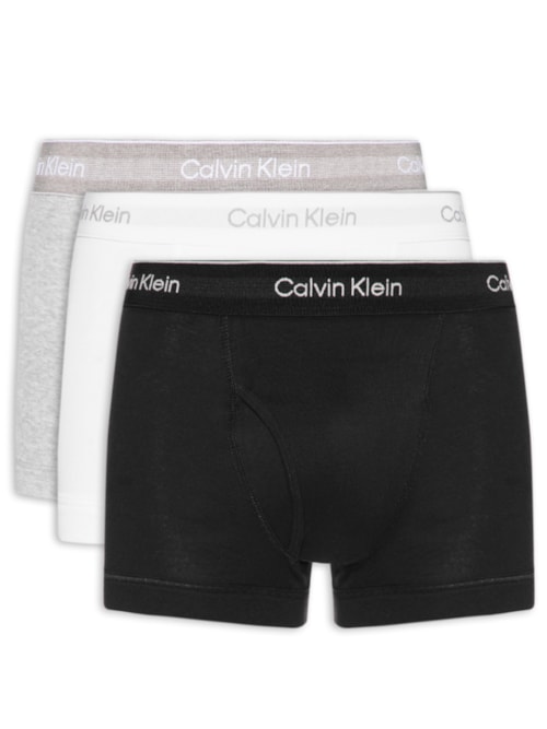 Kit De 3 Cuecas Trunk De Cotton Ribana
