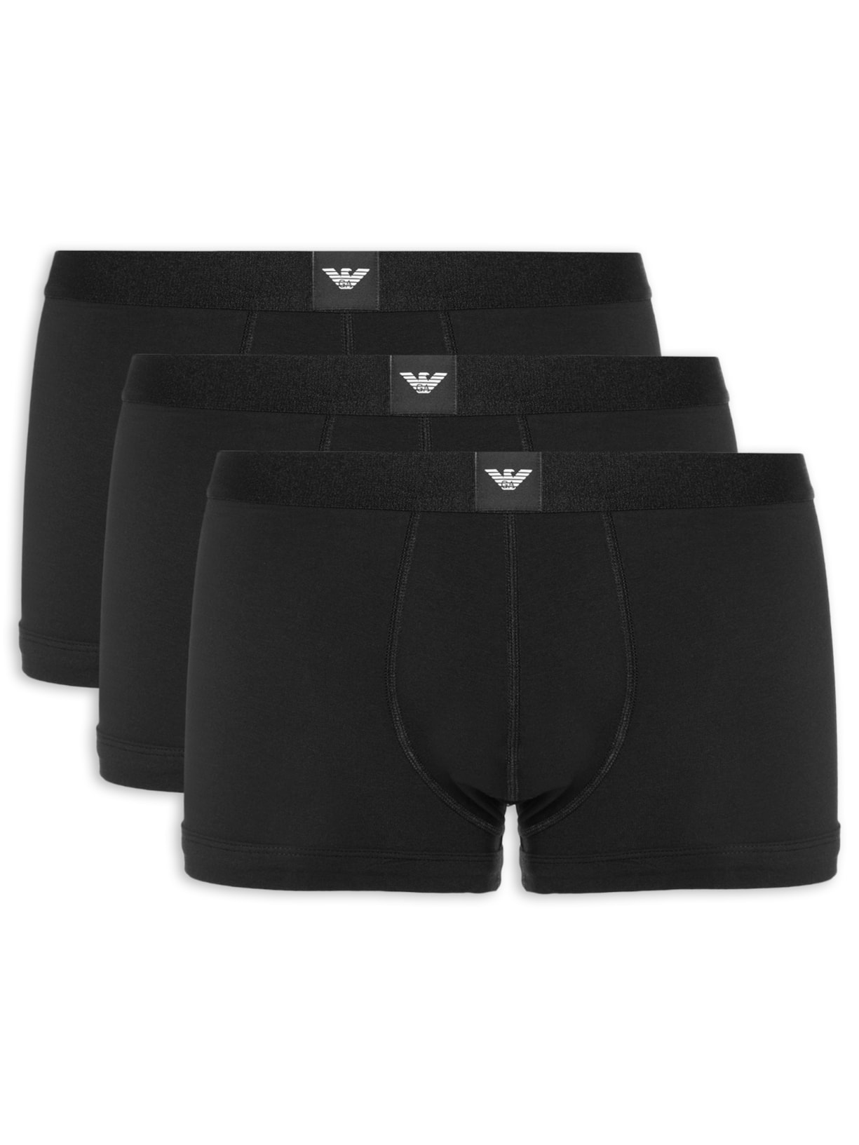 Kit De 3 Cuecas Trunk - Preto