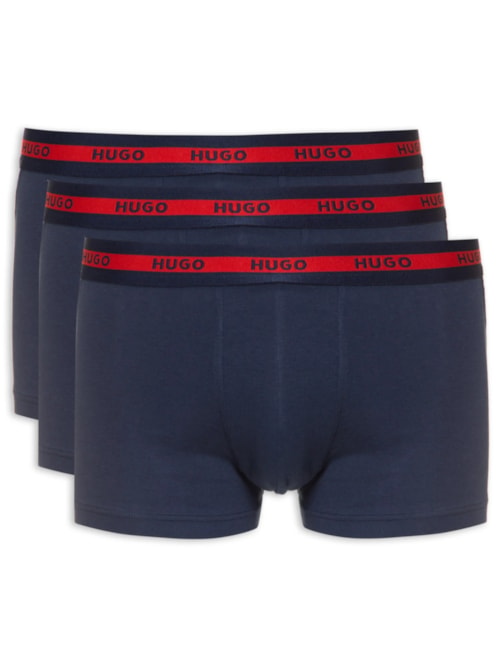 Kit De 3 Cuecas Trunk Triplet Planet - Azul
