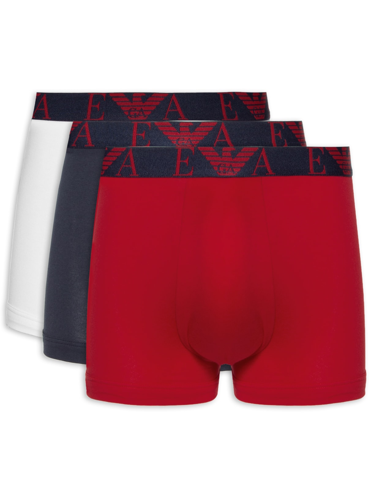 Kit De 3 Cuecas - Vermelho