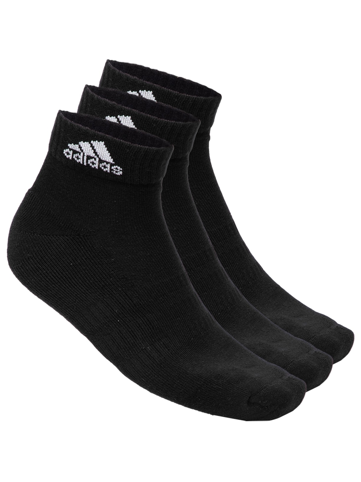 Kit de 3 Meias Masculinas Cano Médio - Preto