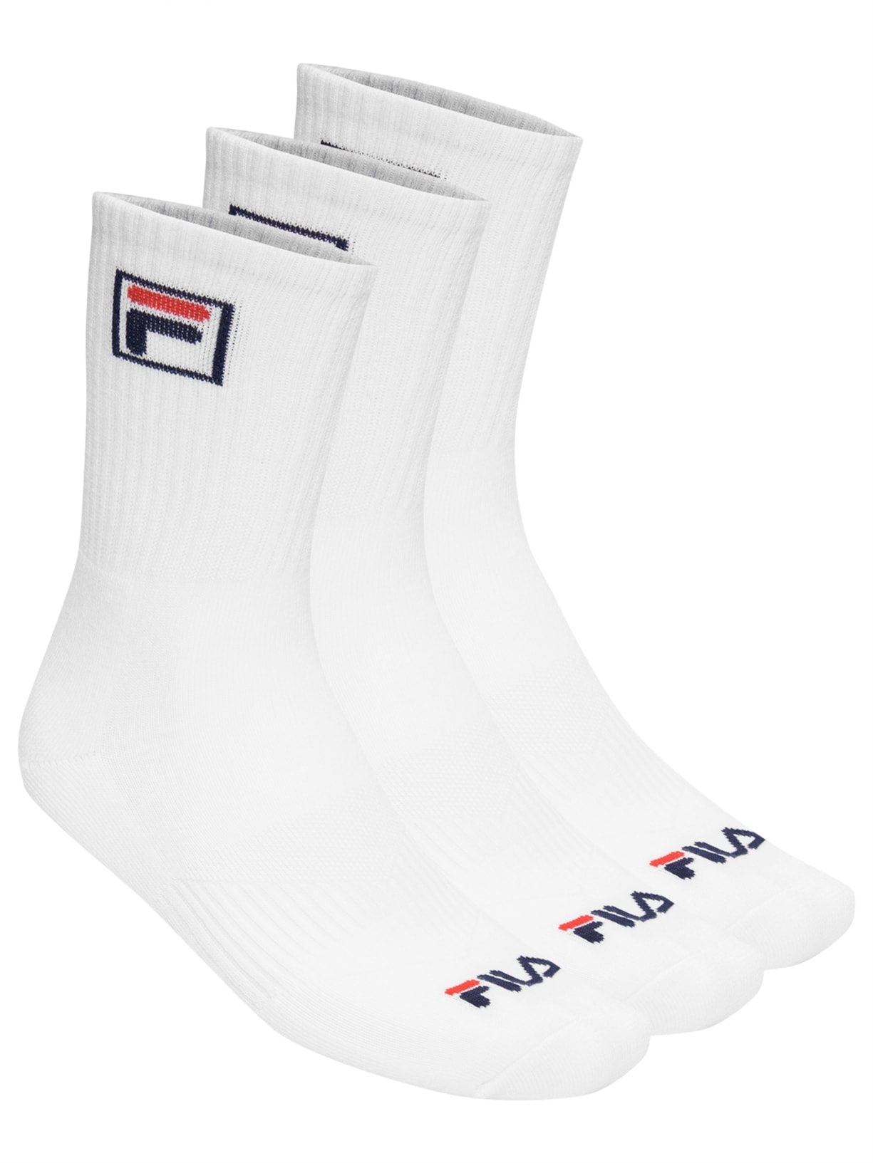 Kit De 3 Meias Masculinas Tripack Cano Alto - Branco