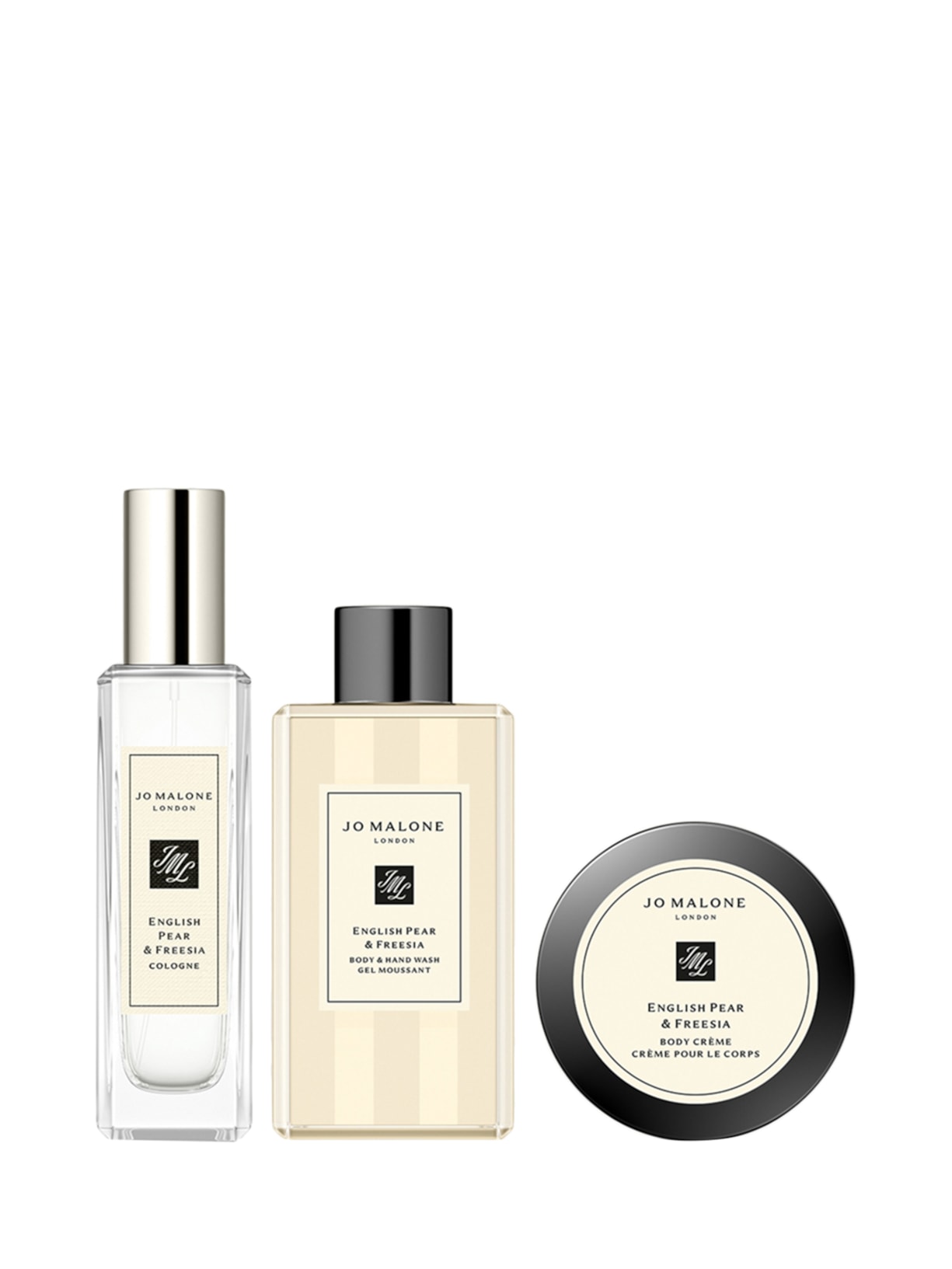 Kit de 3 Peças Coleção English Pear & Freesia