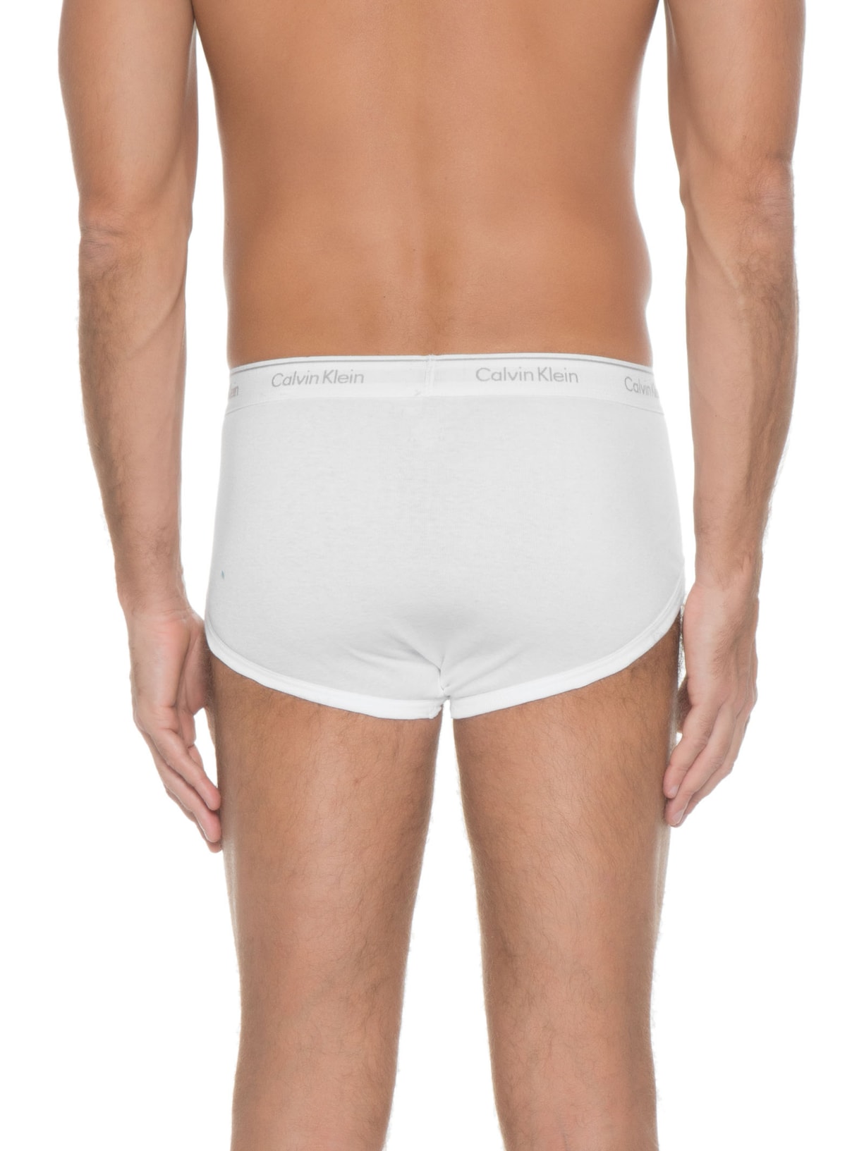 Kit De 4 Cuecas Brief Branco Calvin Klein Underwear