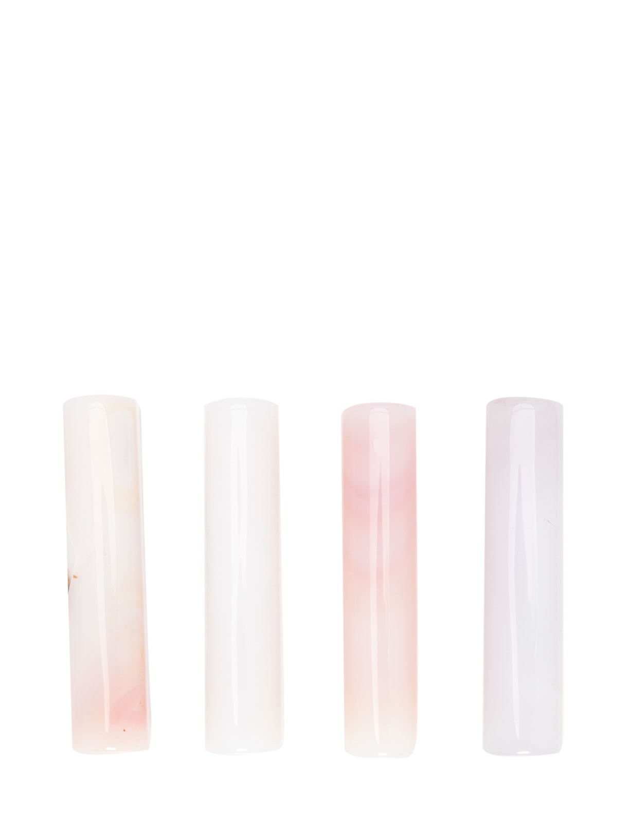 Kit De 4 Descansos De Talher Ágata Polida - Rosa