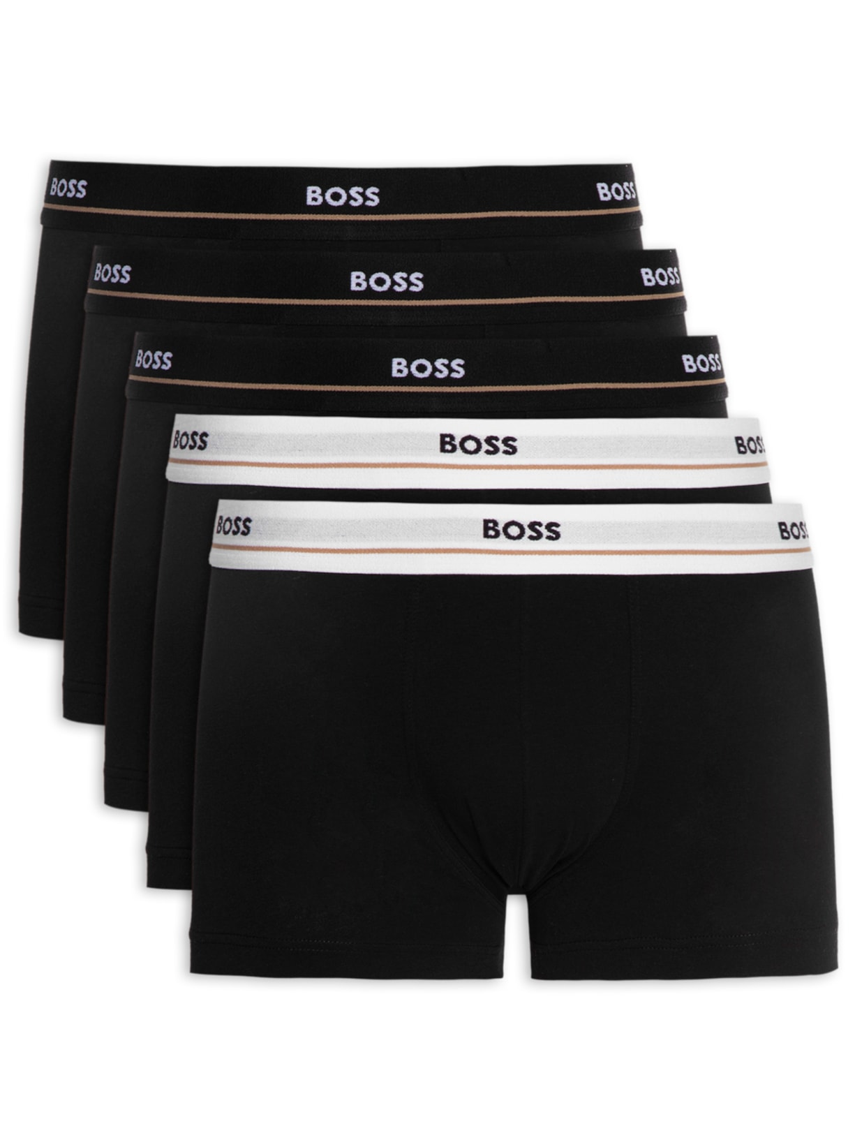 Kit de 5 Cuecas Trunk Essential - Preto