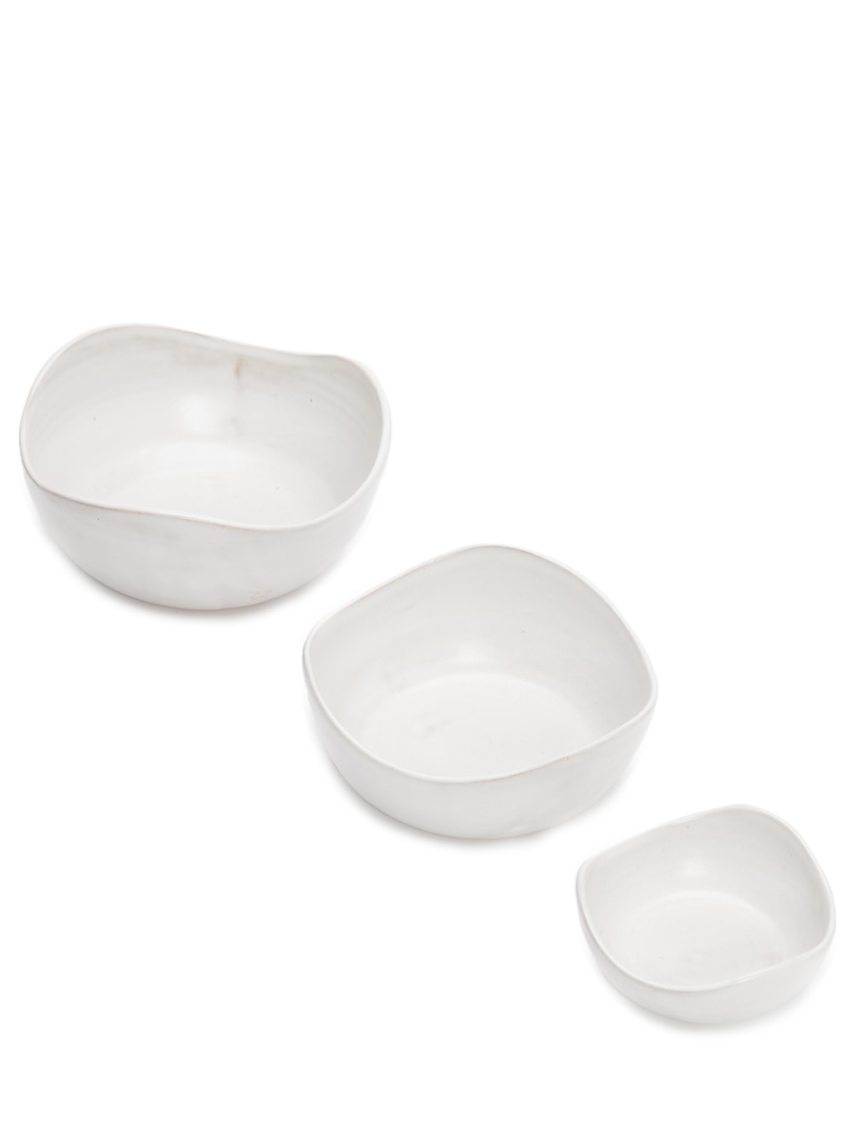 Kit De Bowl Onda P, M, G - Branco