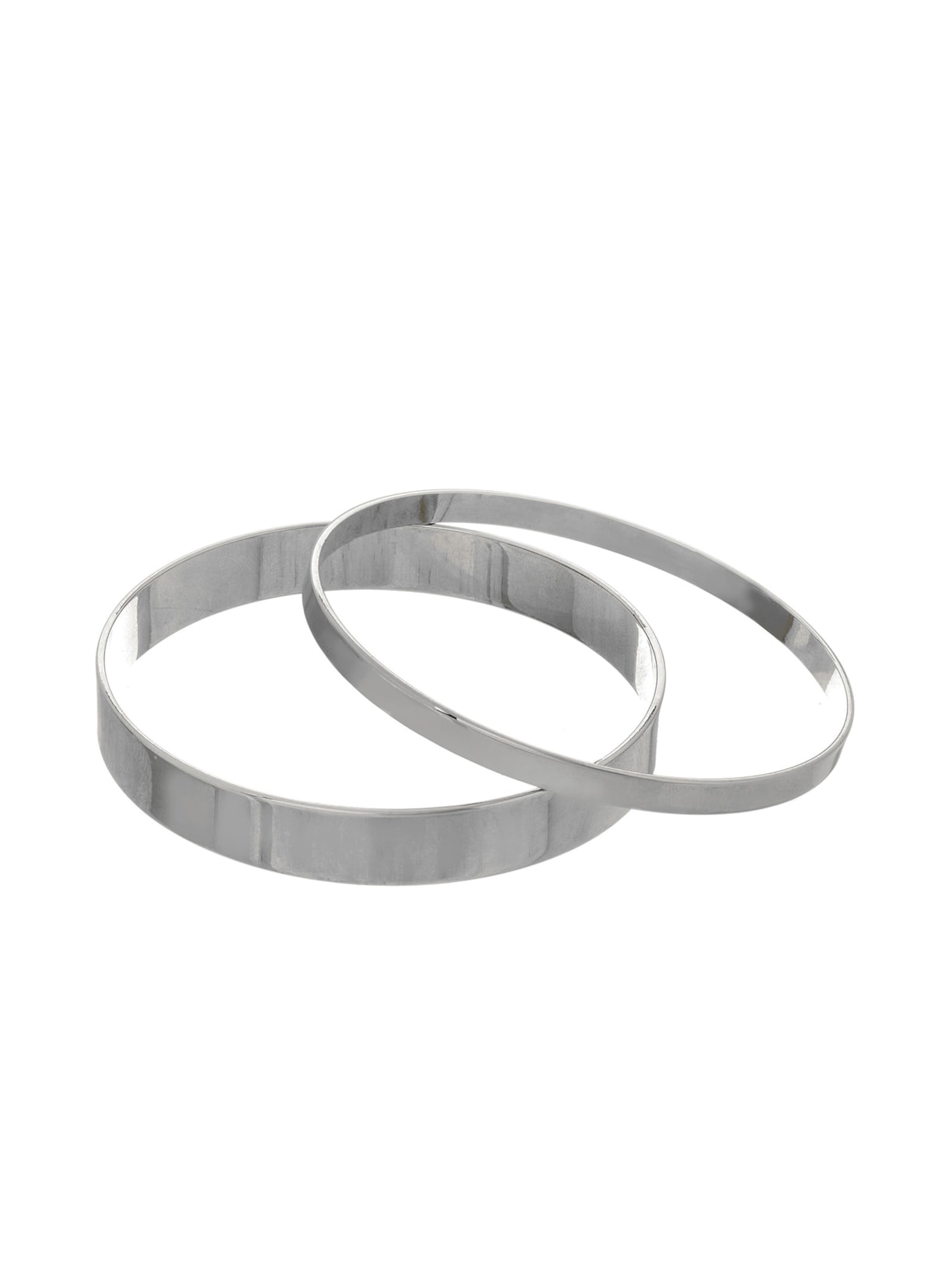 Kit De Braceletes Feminino Arrastão - Prata