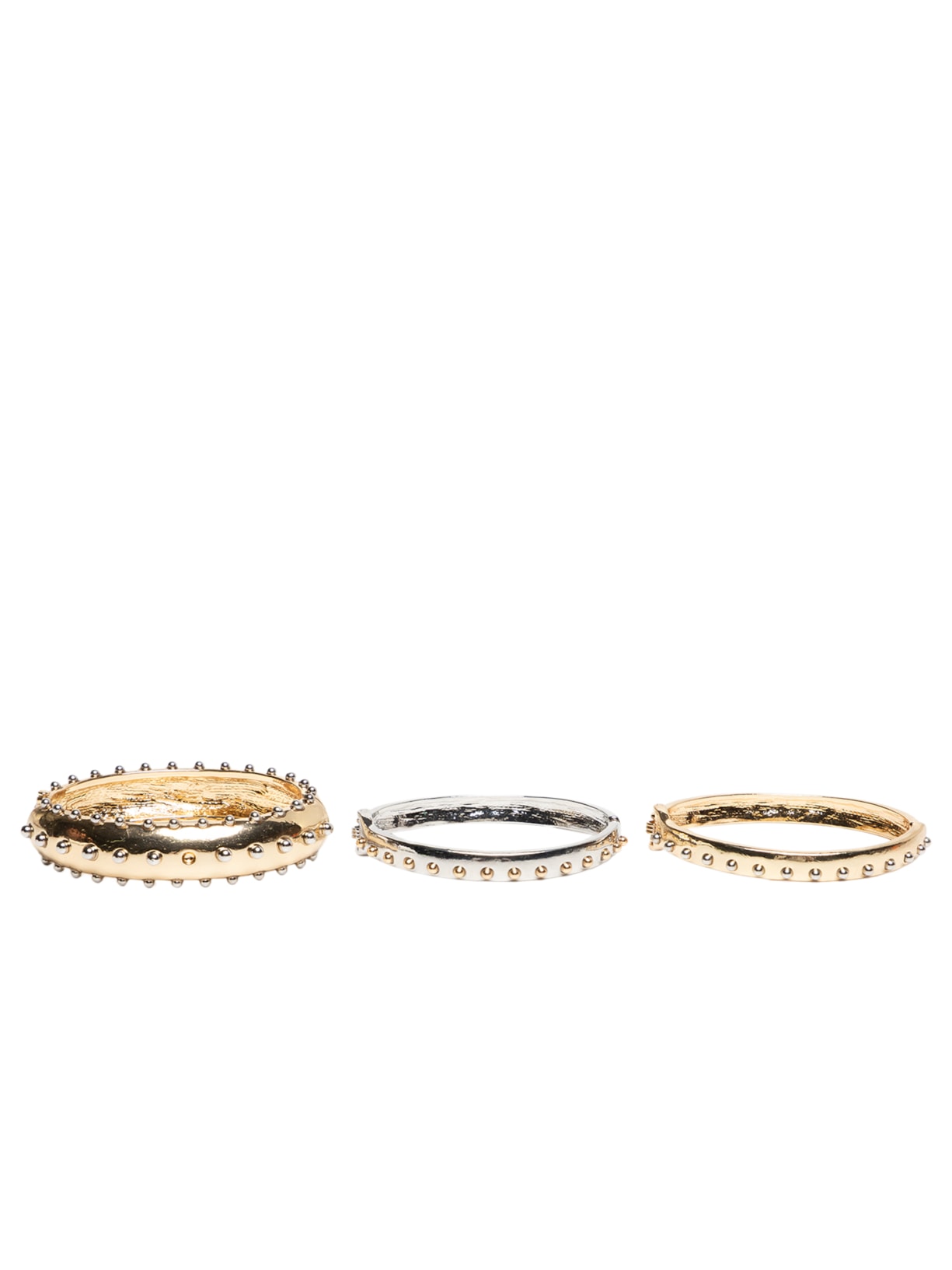 Kit De Braceletes Feminino Dourado Market 33