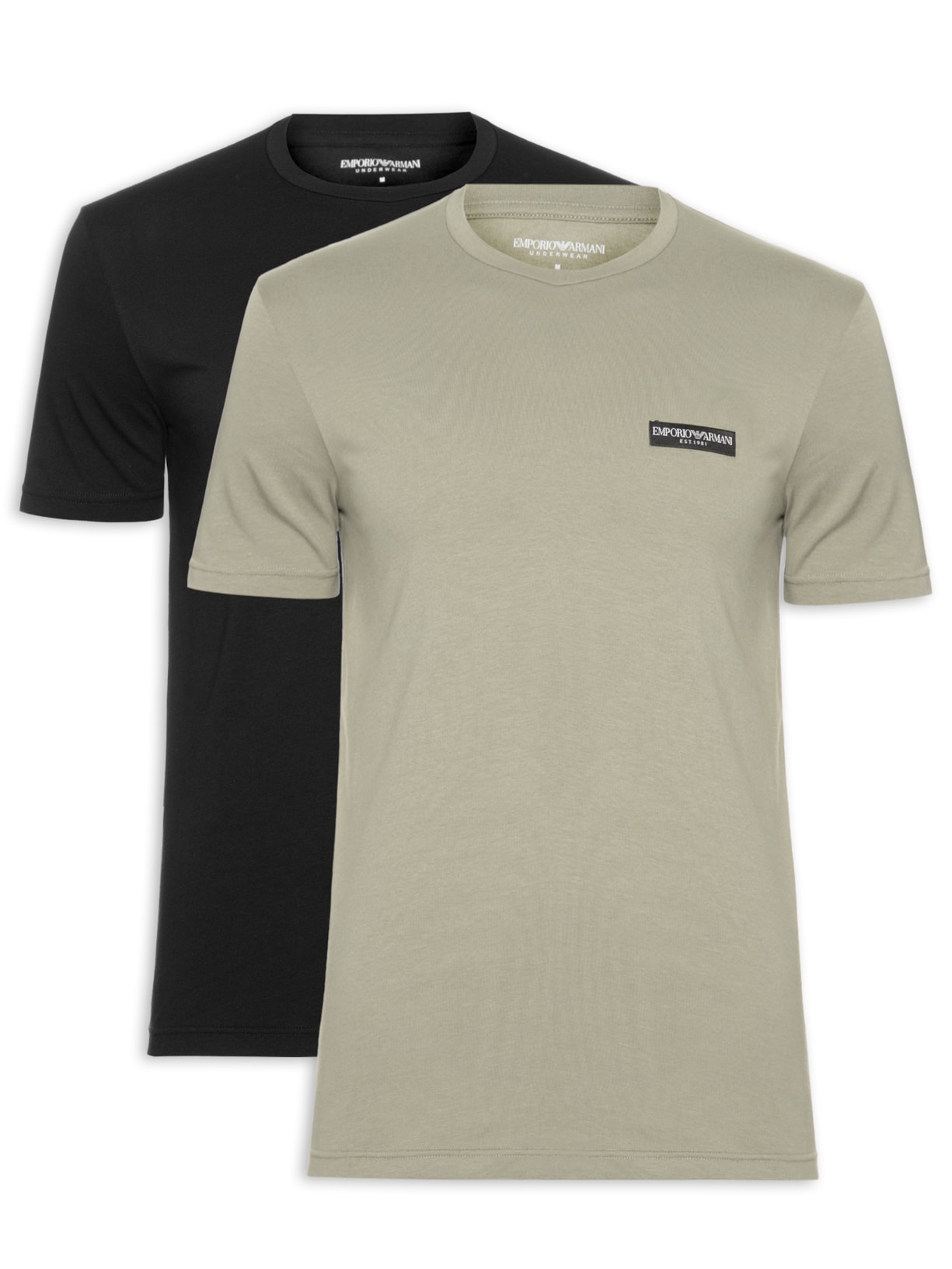 Kit De Camiseta Masculina Pack Top 2 Peças
