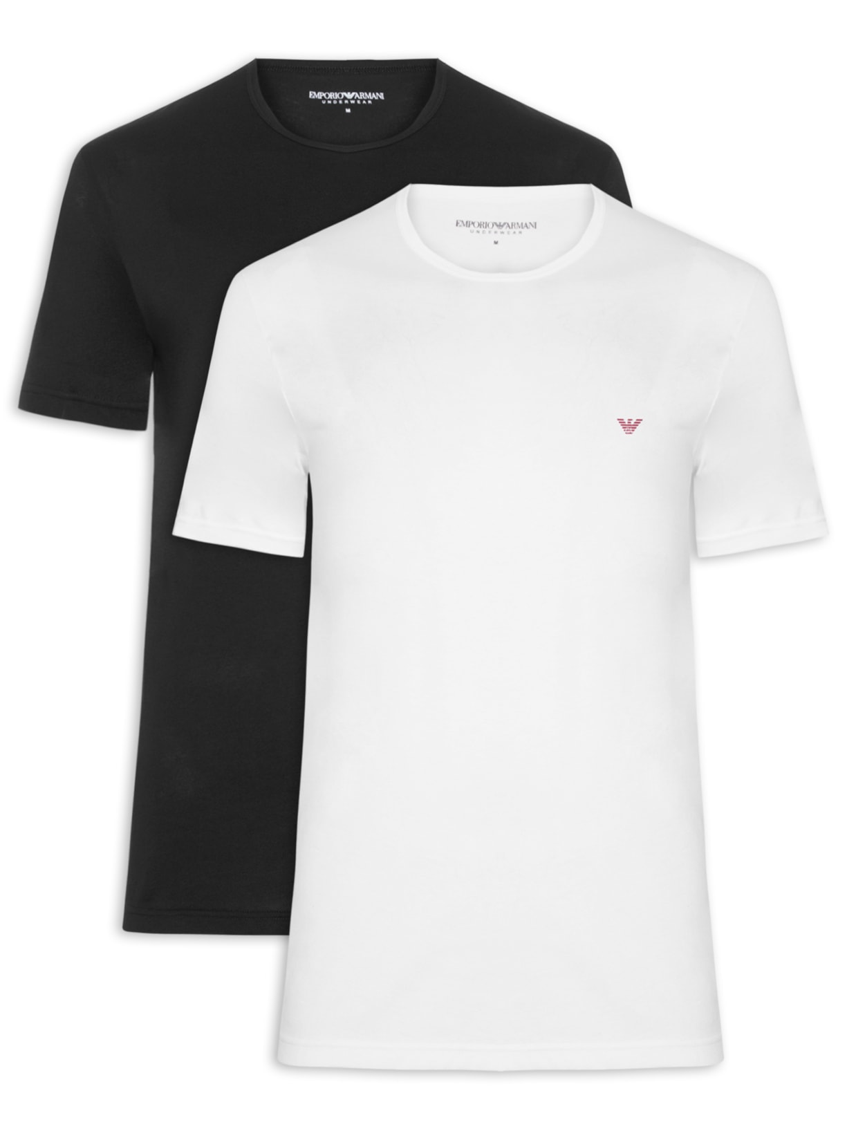 Kit De Camiseta Masculina Pack Top 2 Peças
