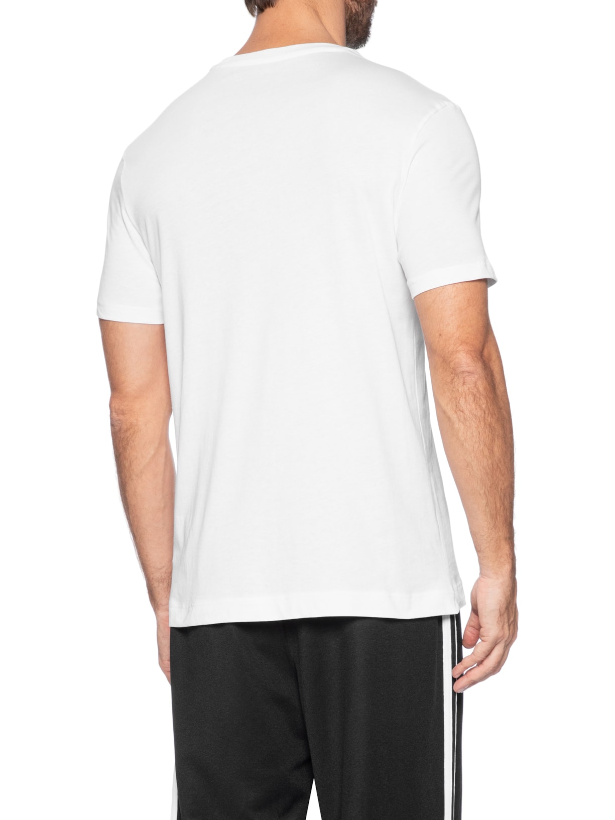 Kit De Camisetas Comfort Core Cotton Branco Adidas Originals Underwear