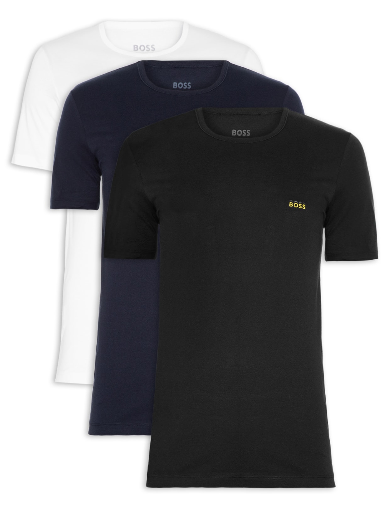 Kit de Camisetas Masculina 3 Peças