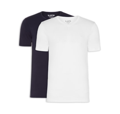 Kit De Camisetas Masculina Am Algodão 2 Peças