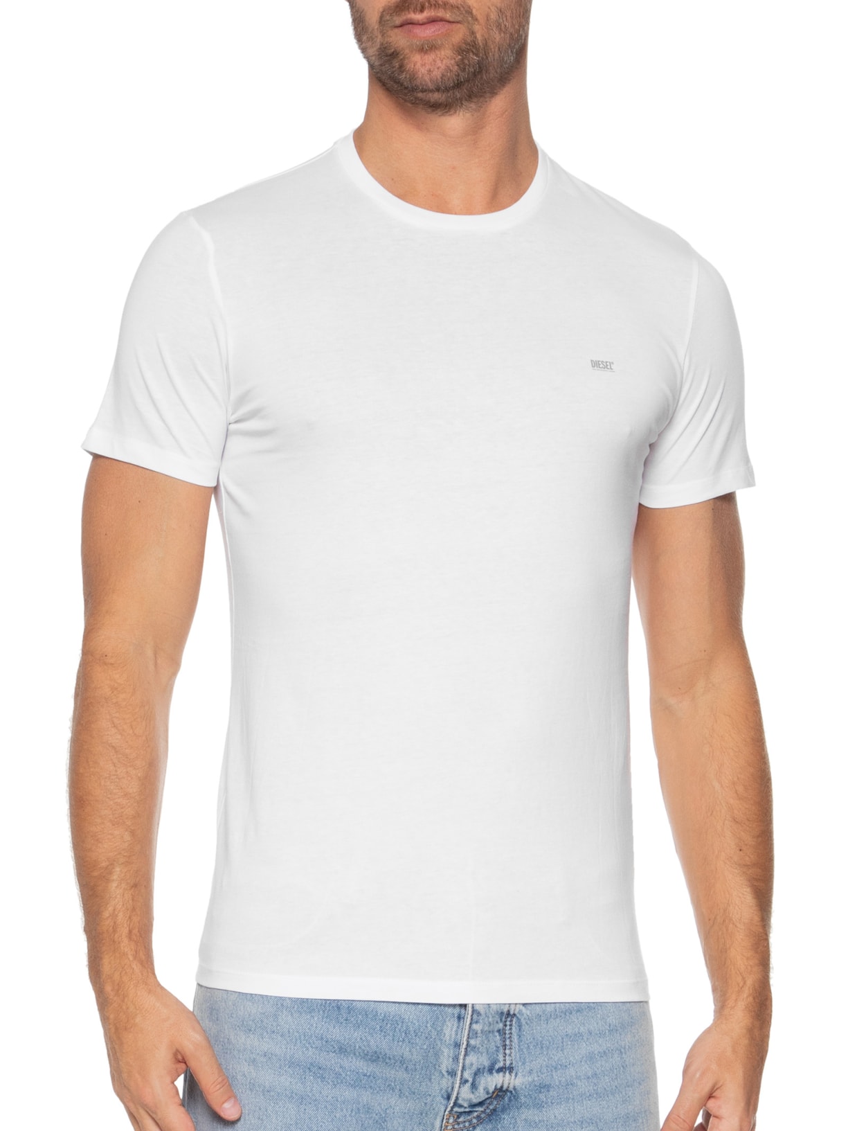 Kit De Camisetas Masculina Em Algodão 3 Peças Diesel