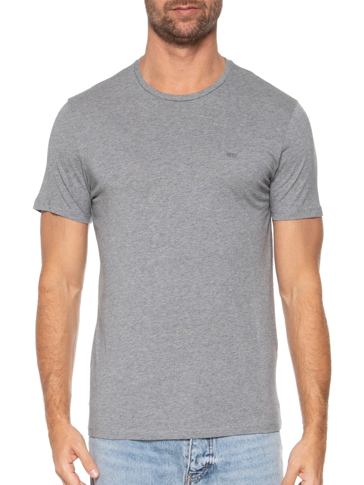 Kit De Camisetas Masculina Em Algodão 3 Peças Diesel