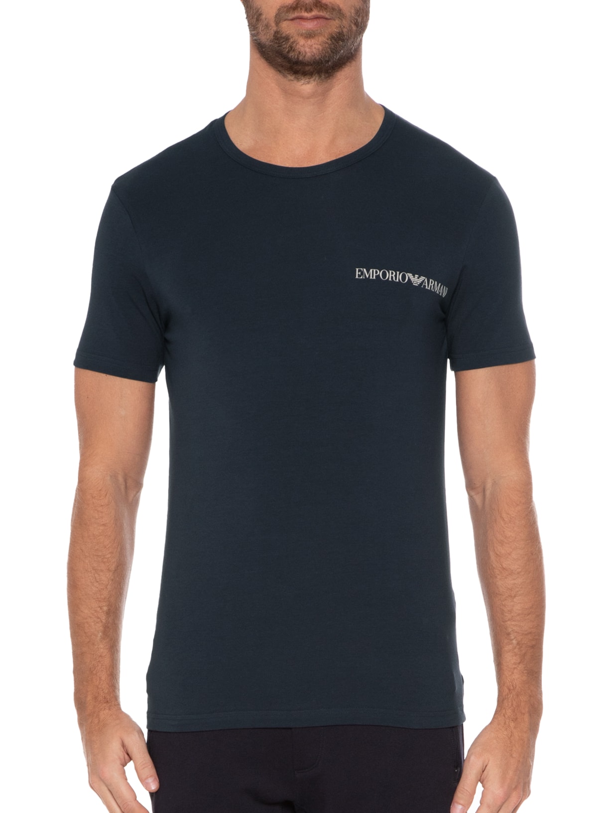 Kit De Camisetas Masculina Knit 2 Peças Emporio Armani Bodywear