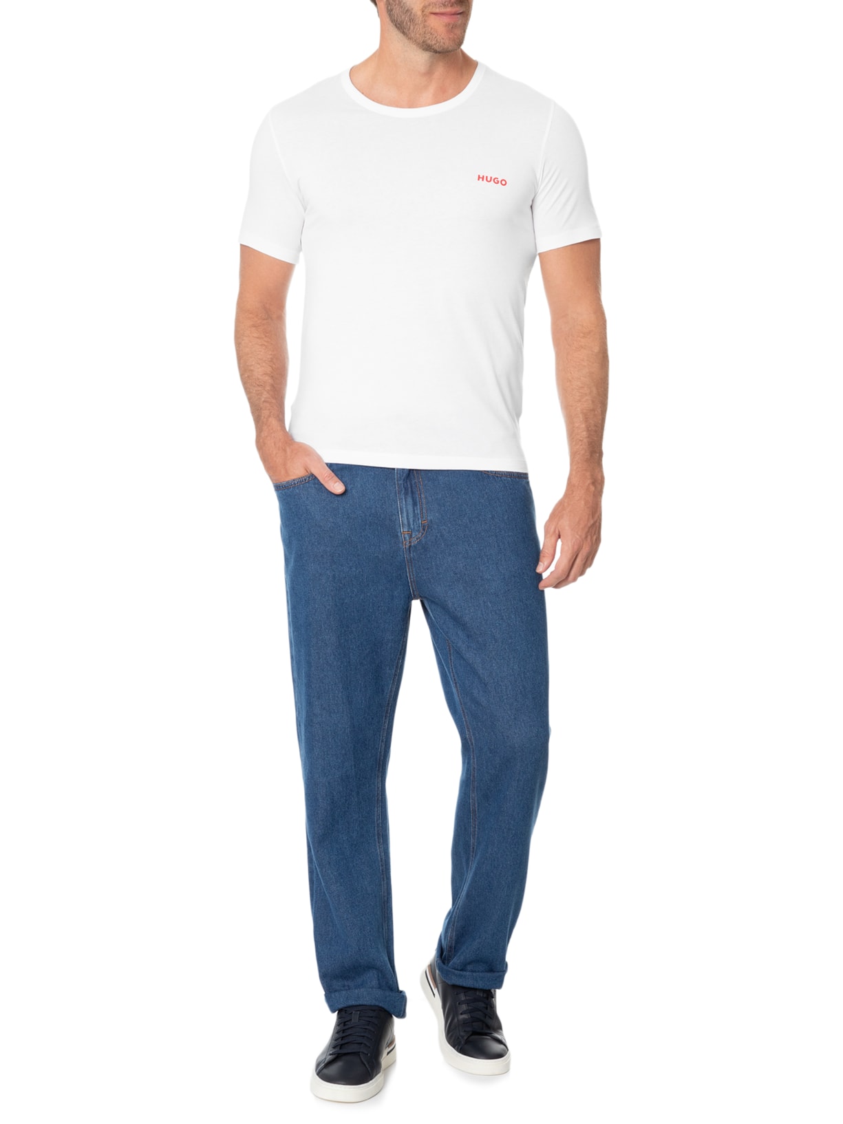 Kit De Camisetas Masculina Rn Triplet 3 Peças Hugo