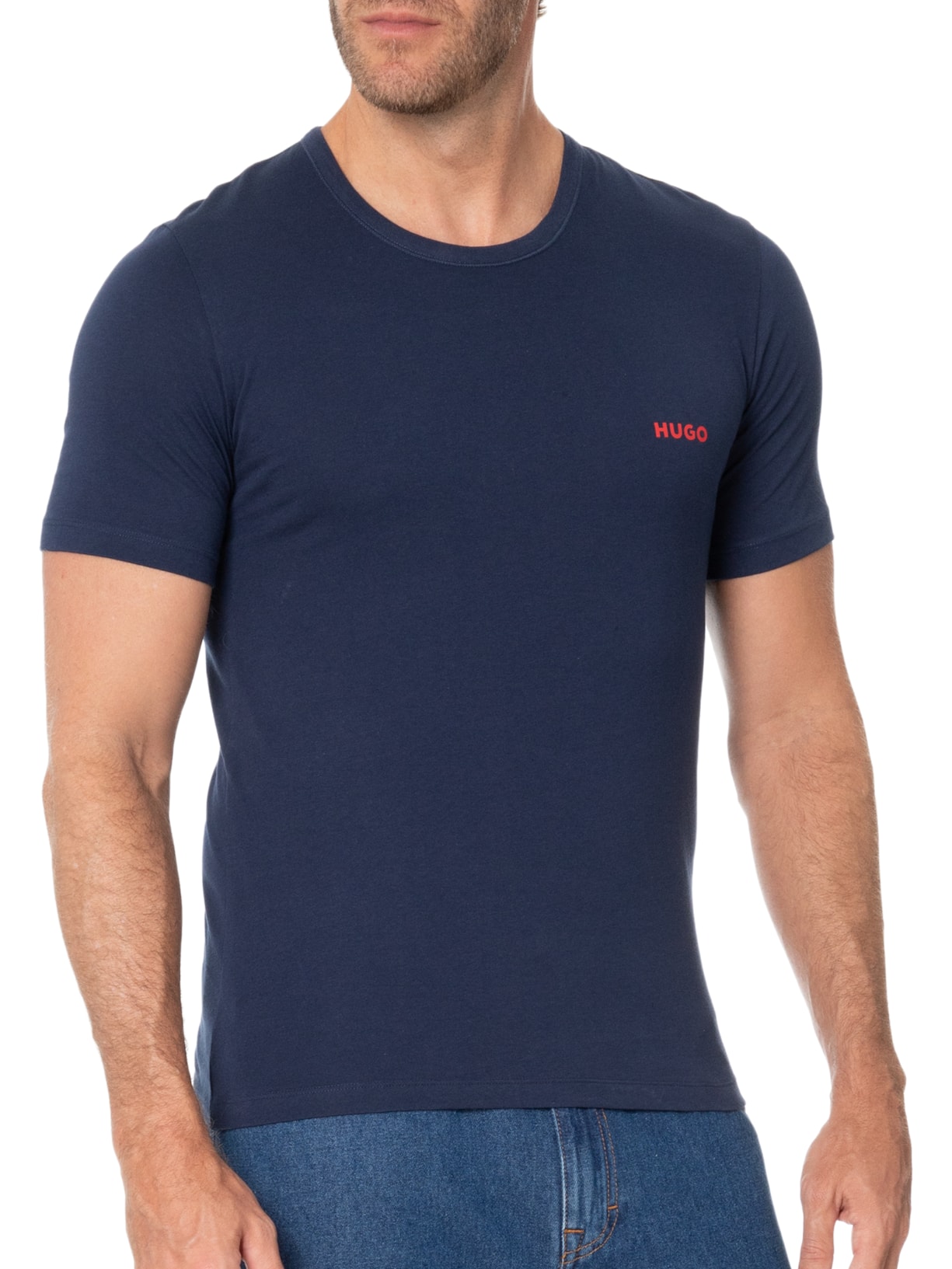 Kit De Camisetas Masculina Rn Triplet 3 Peças Hugo