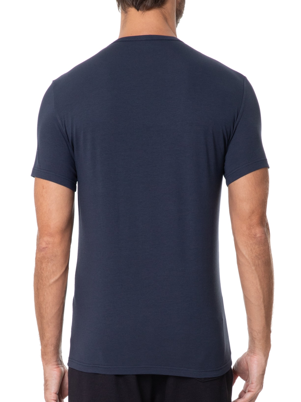 Kit De Camisetas Masculinas 2 Unidades Azul Emporio Armani Bodywear