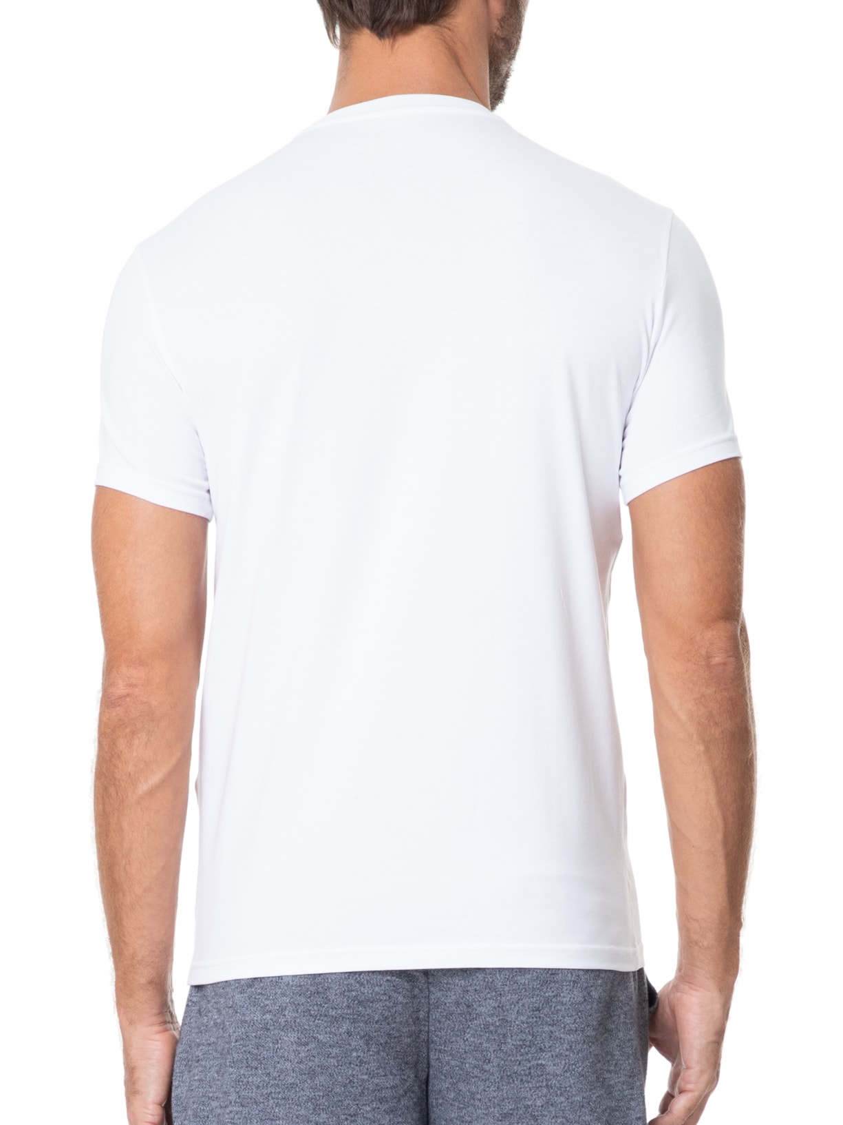 Kit De Camisetas Masculinas 2 Unidades Cinza Emporio Armani Bodywear