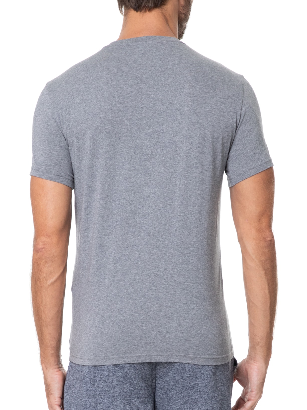 Kit De Camisetas Masculinas 2 Unidades Cinza Emporio Armani Bodywear