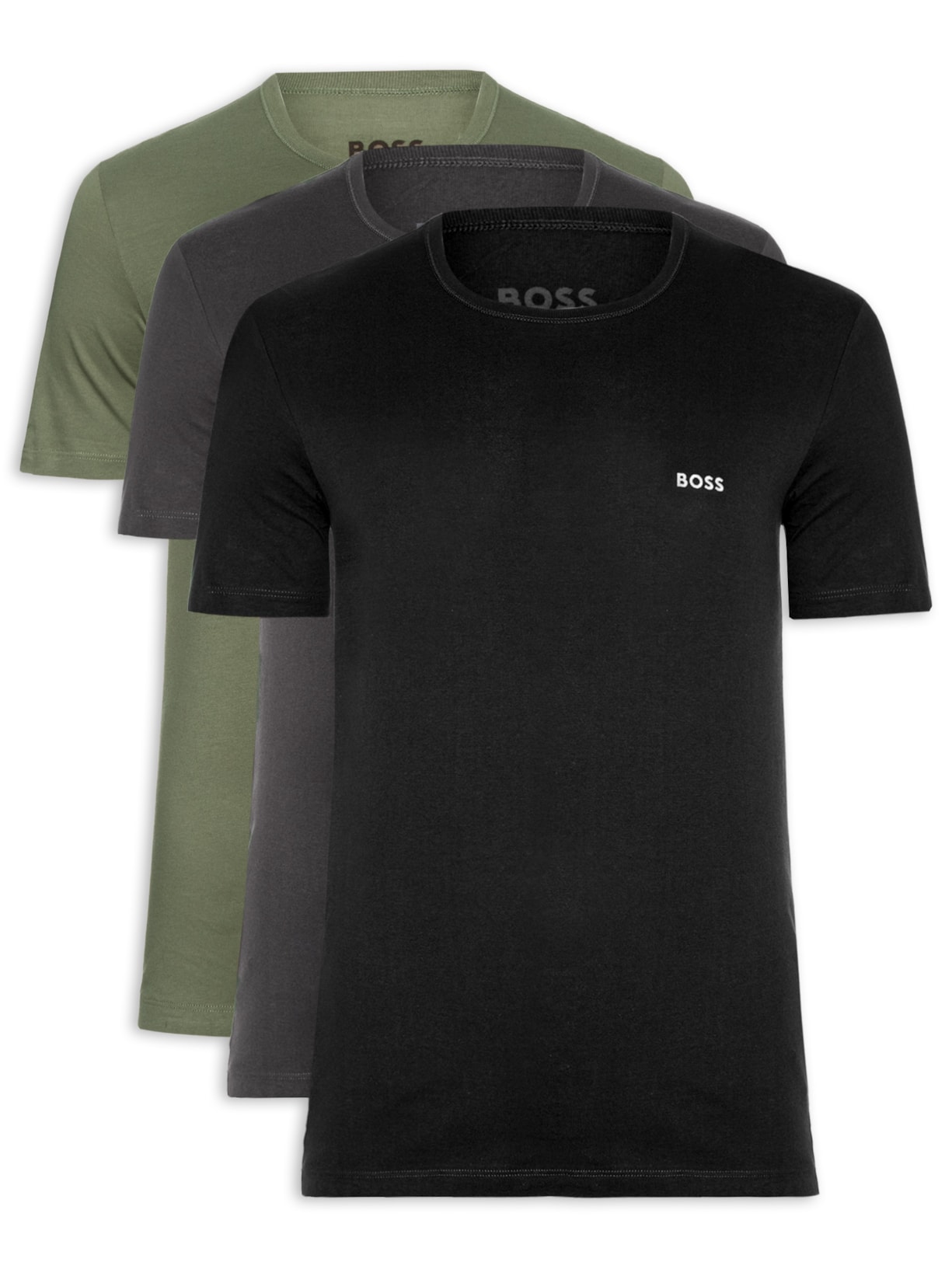 Kit De Camisetas Masculinas Classic 3 Peças
