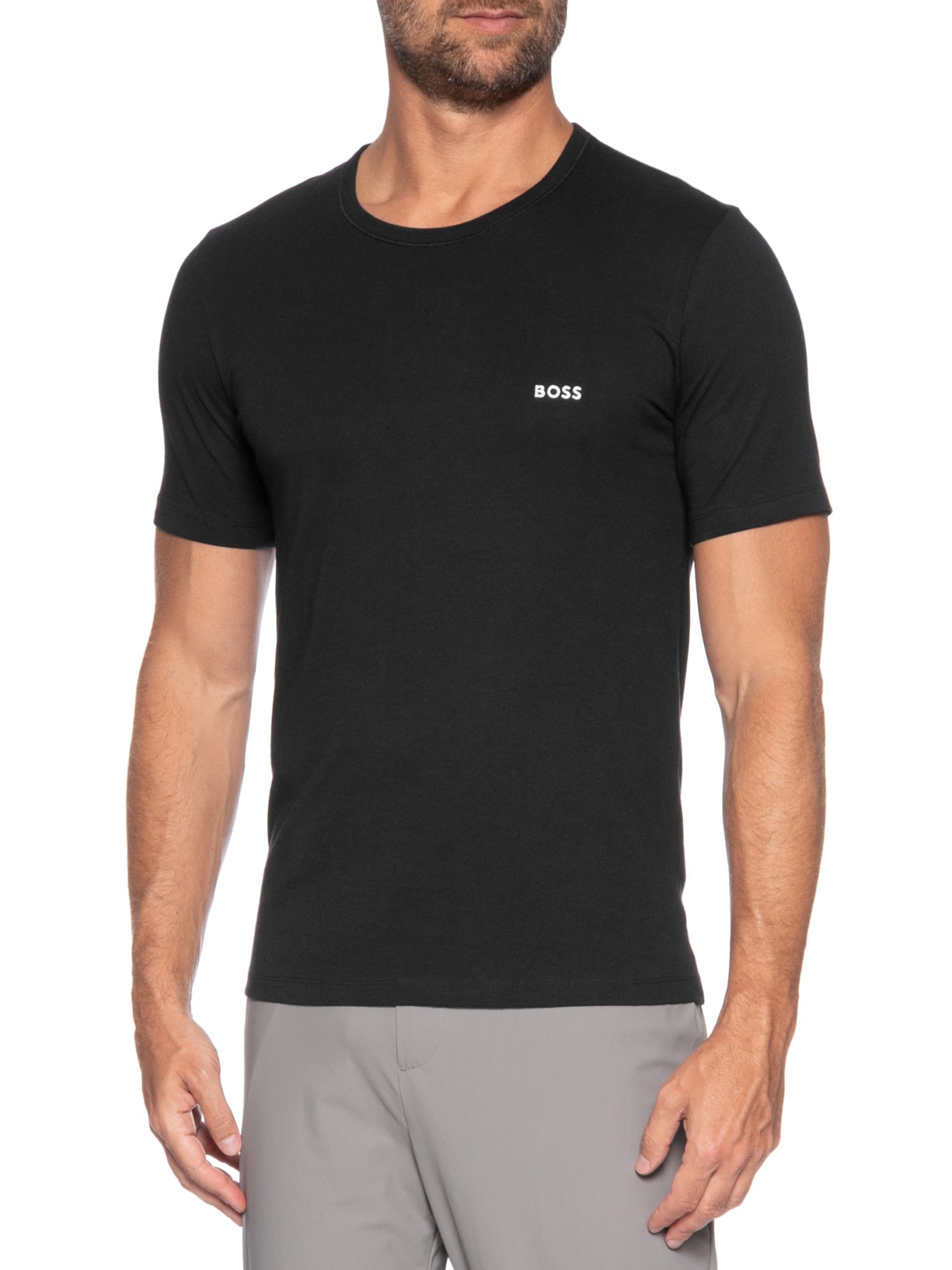 Kit De Camisetas Masculinas Classic 3 Peças Boss