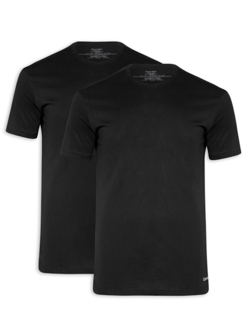 Kit de Camisetas Masculinas Crew-neck 2 Peças