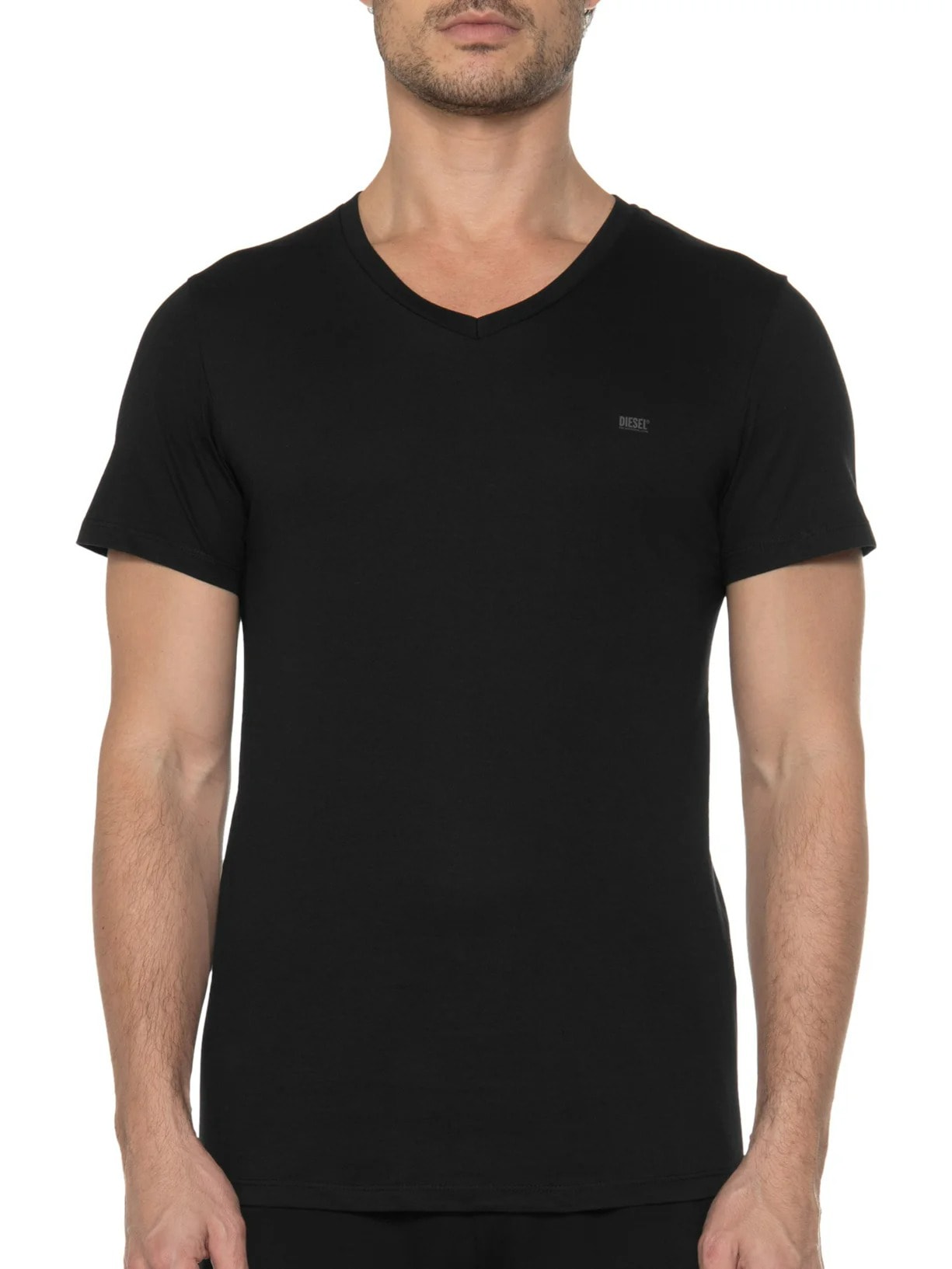 Kit De Camisetass Masculina Umtee Michael Tube 2 Peças Preto Diesel