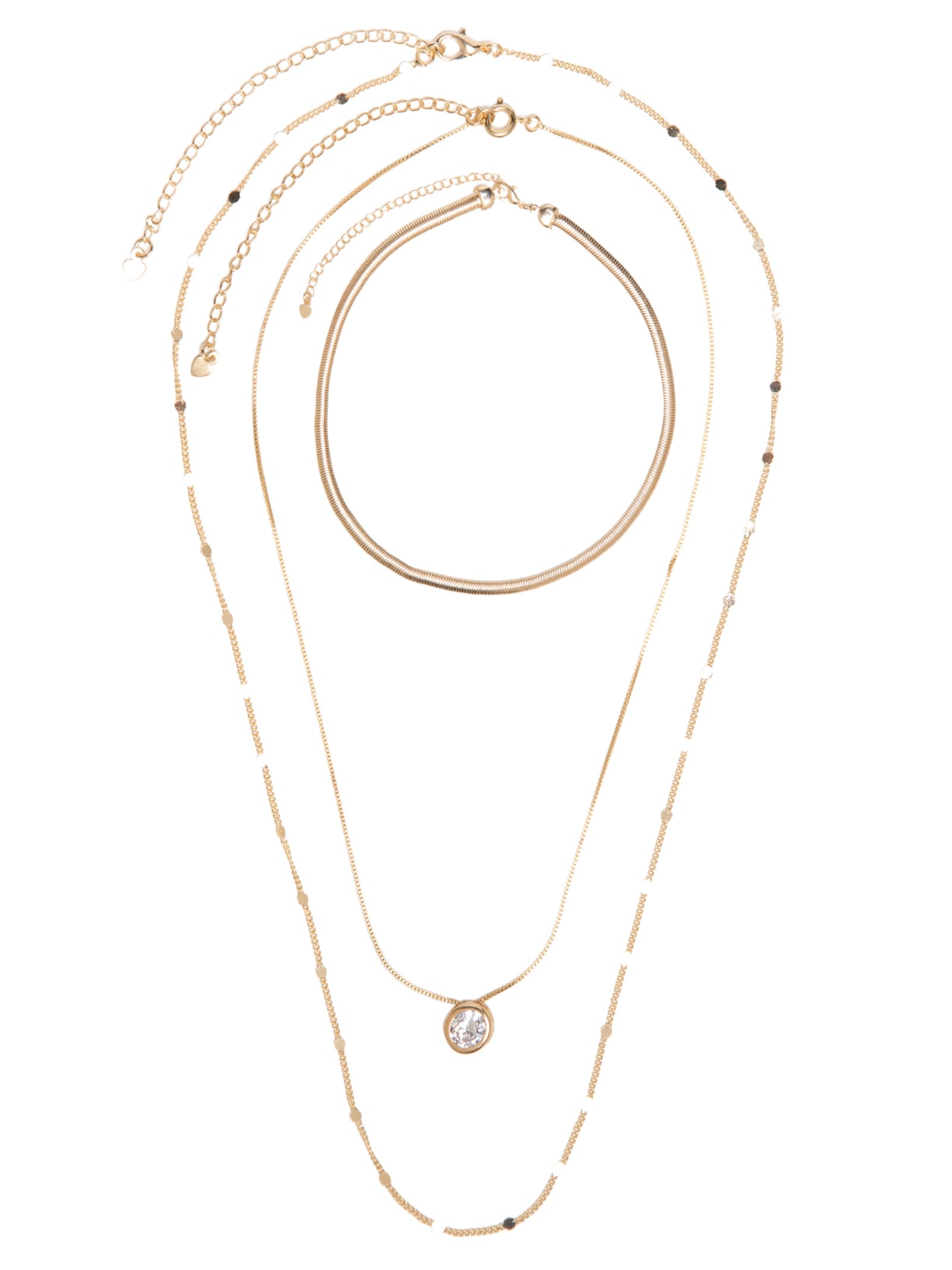 Kit De Colares Feminino - Dourado