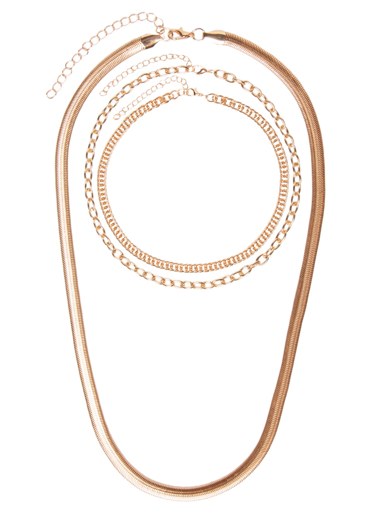 Kit De Colares Feminino Dourado Market 33