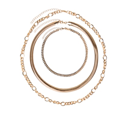 Kit De Colares Femininos - Dourado