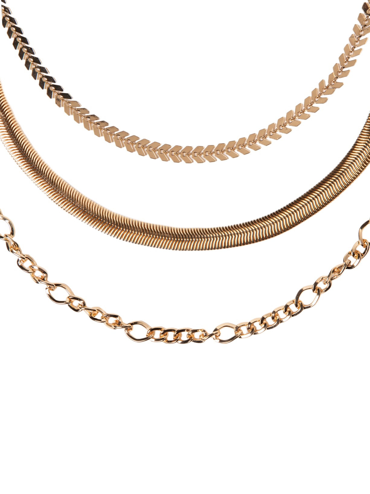 Kit De Colares Femininos Dourado Basiq