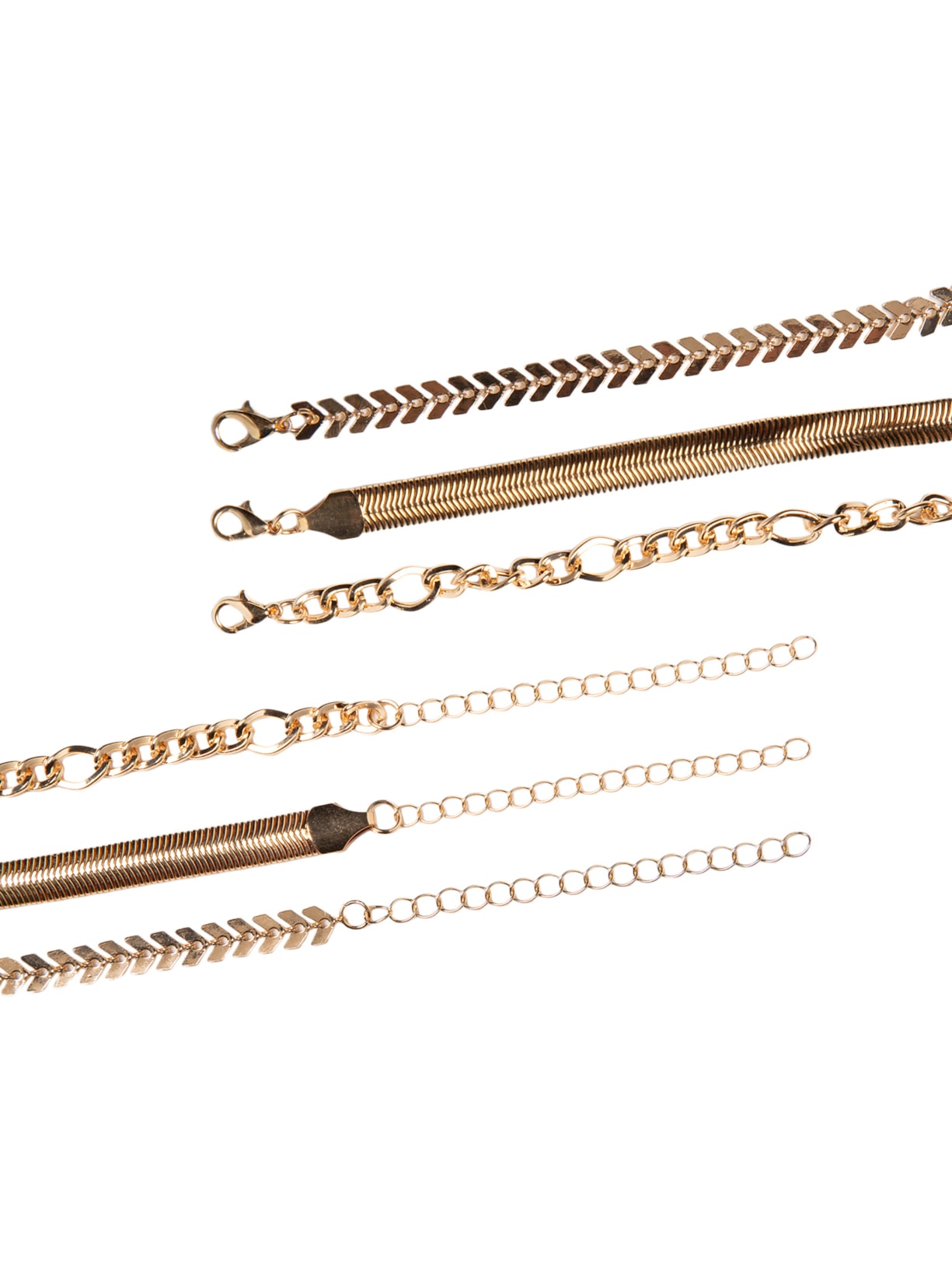 Kit De Colares Femininos Dourado Basiq